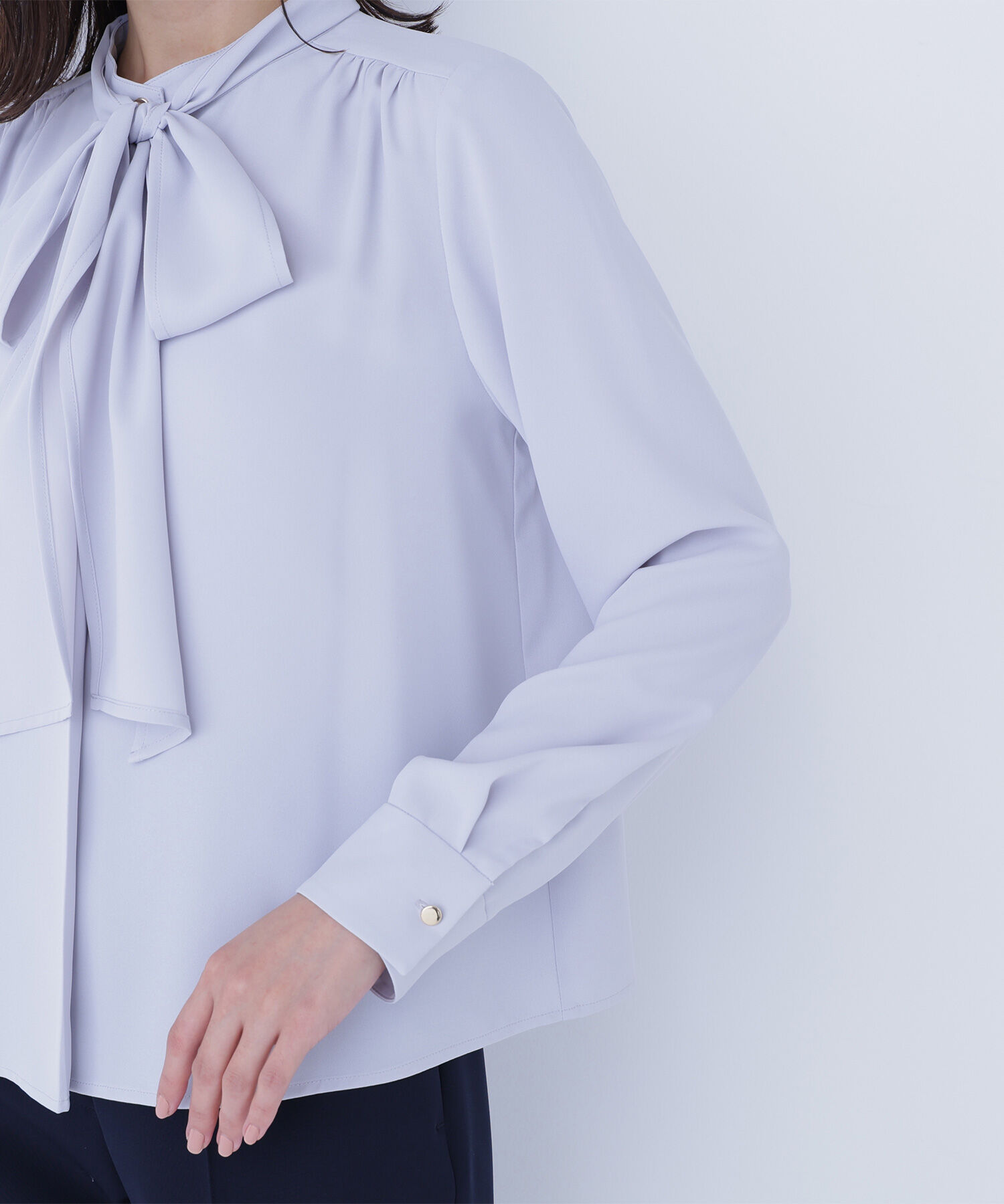  「2wayリボンボウブラウス」|シャツ・ブラウス|