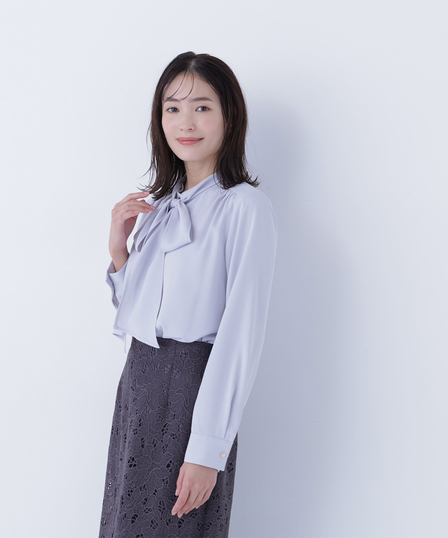  「2wayリボンボウブラウス」|シャツ・ブラウス|