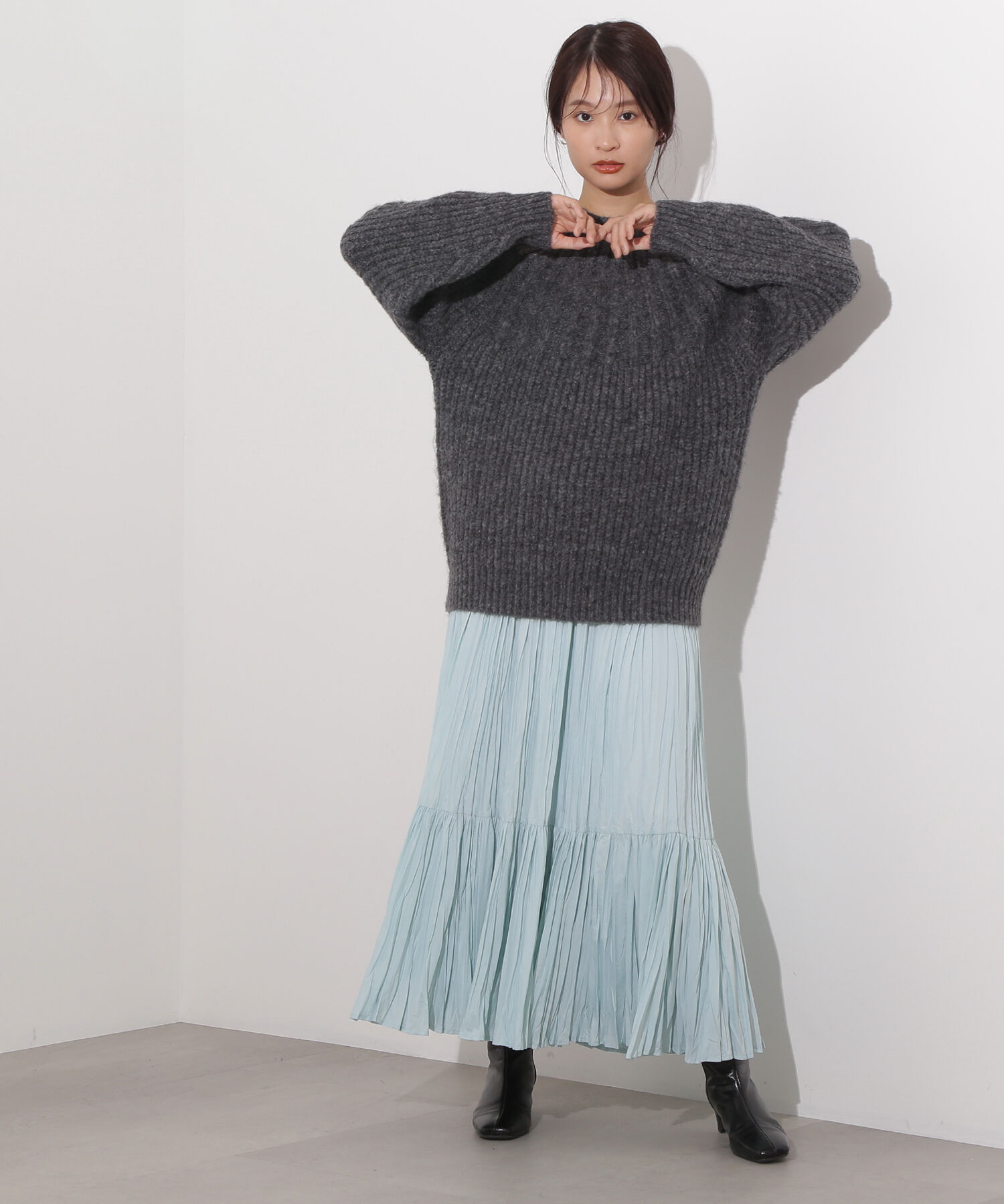  「〈N.〉求心編みニット」|ニット・セーター|