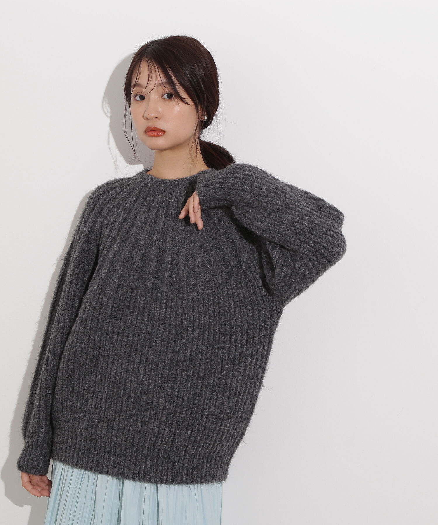  「〈N.〉求心編みニット」|ニット・セーター|