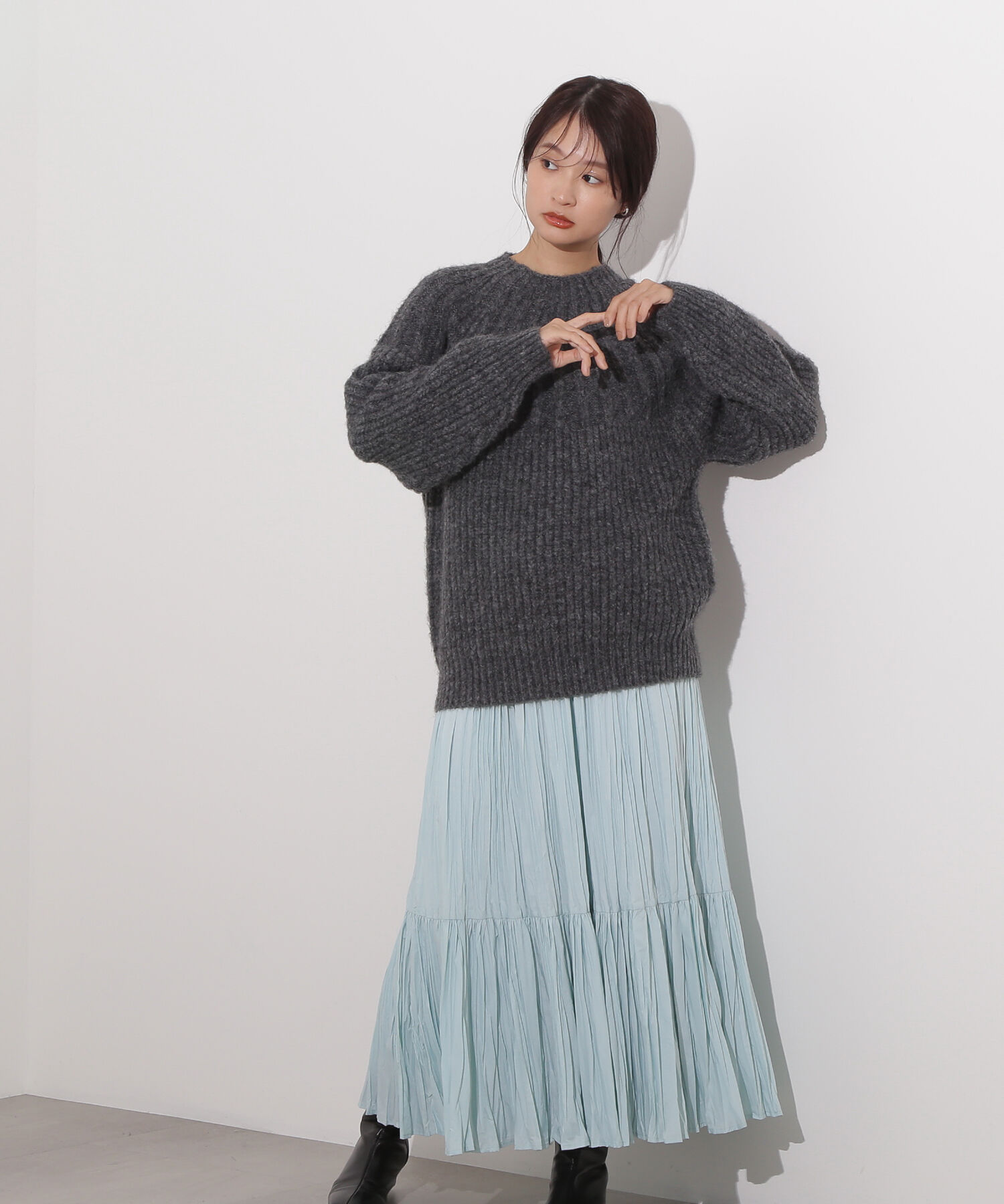  「〈N.〉求心編みニット」|ニット・セーター|