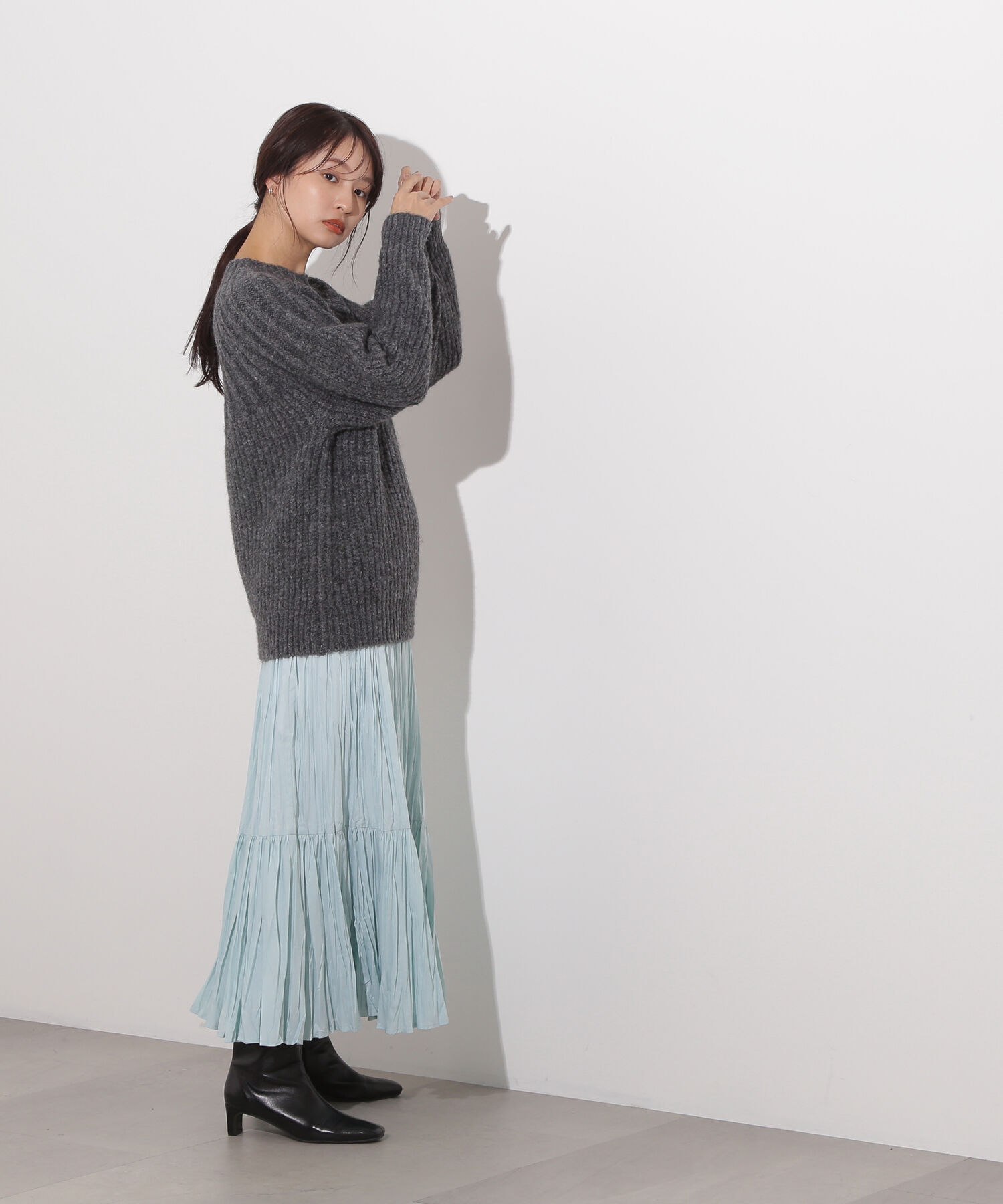  「〈N.〉求心編みニット」|ニット・セーター|