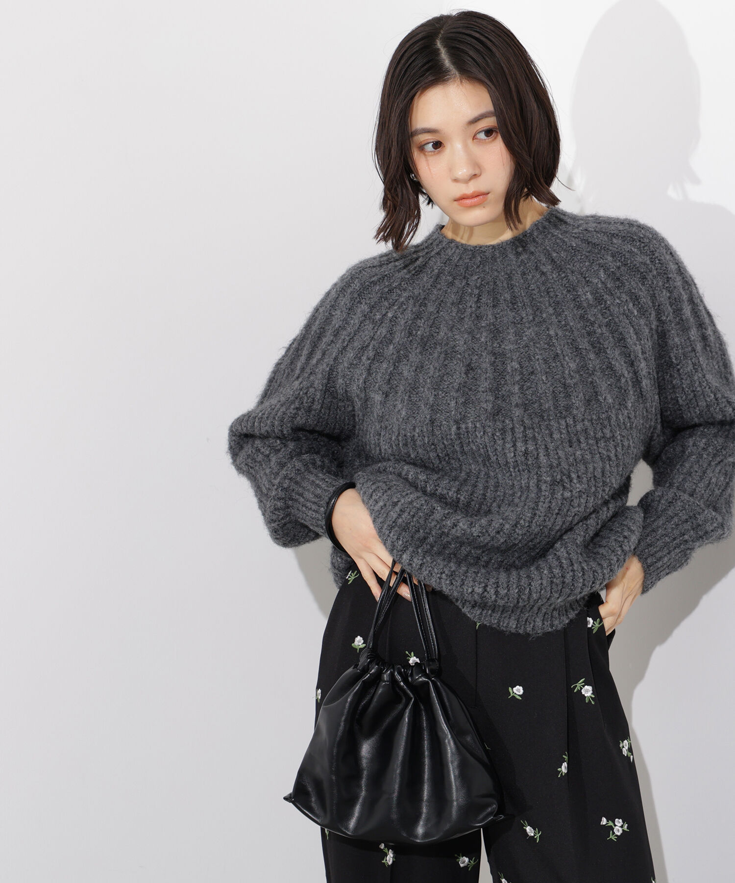  「〈N.〉求心編みニット」|ニット・セーター|