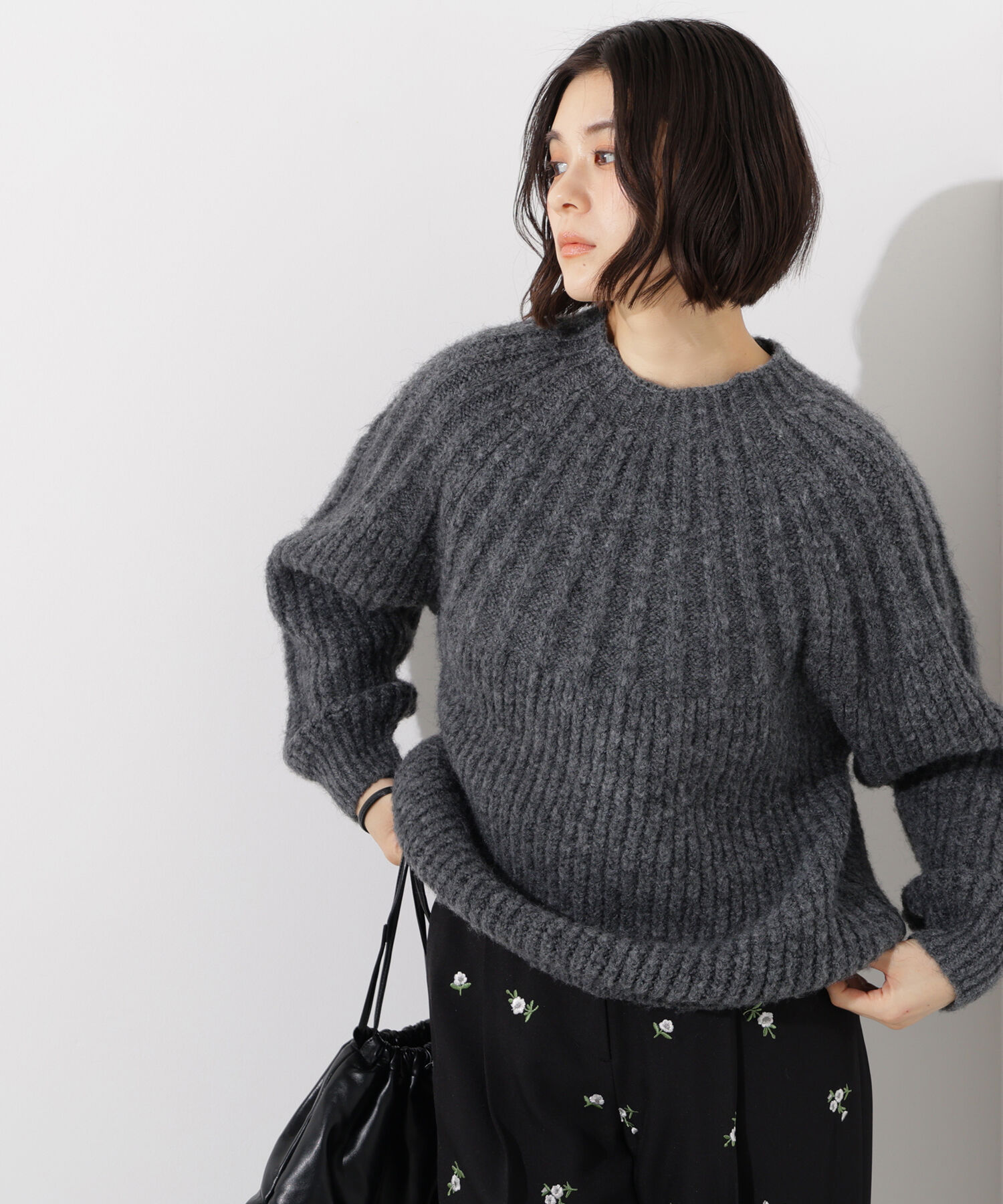  「〈N.〉求心編みニット」|ニット・セーター|
