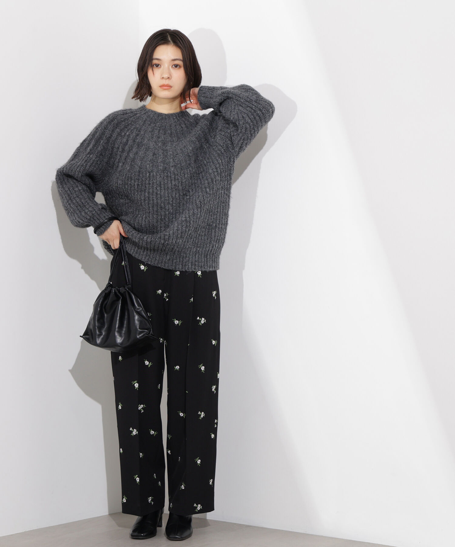  「〈N.〉求心編みニット」|ニット・セーター|