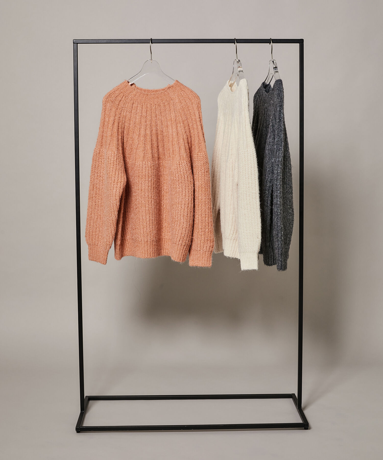  「〈N.〉求心編みニット」|ニット・セーター|アプリコット