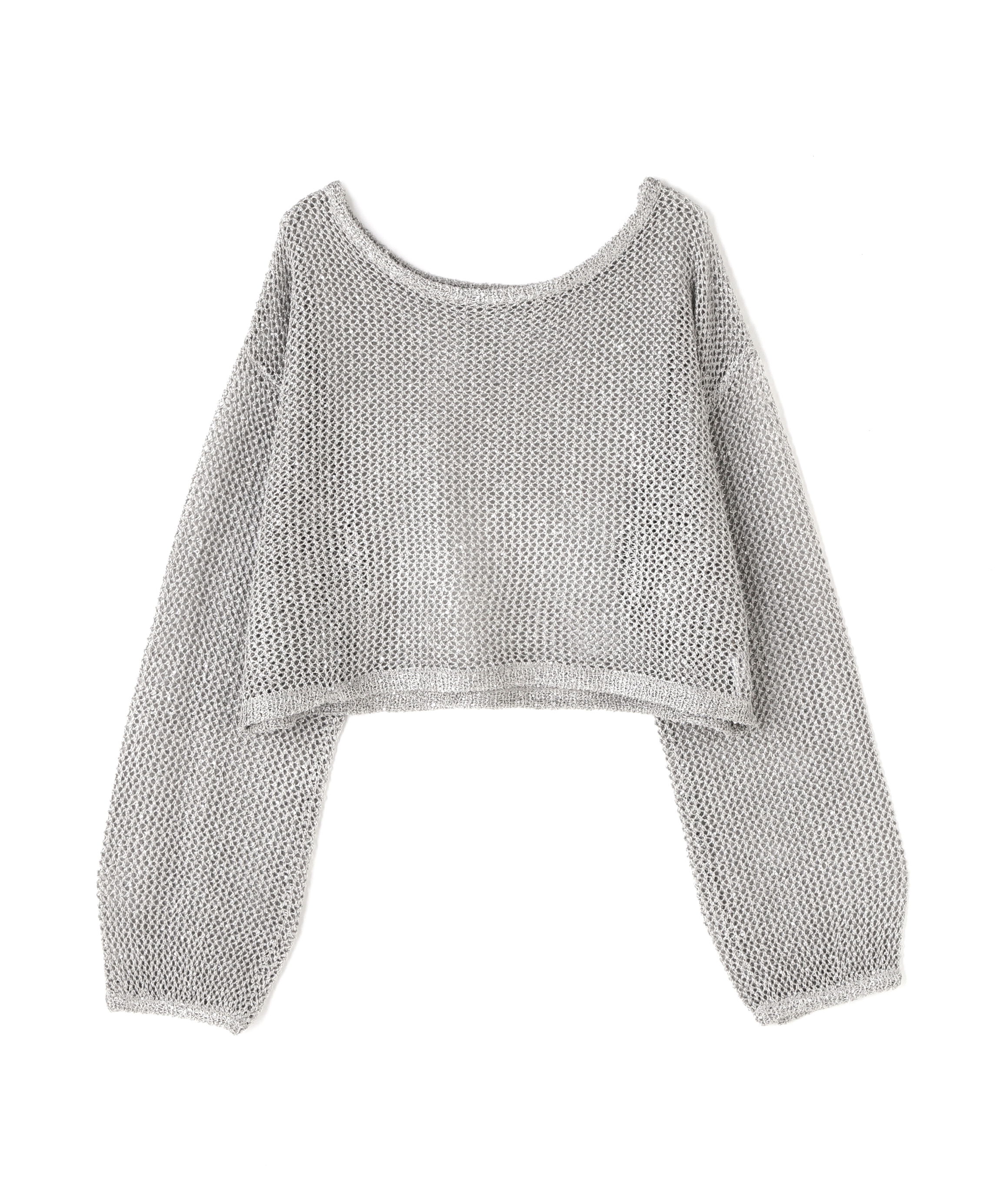  「メッシュスパンコールニット」|ニット・セーター|
