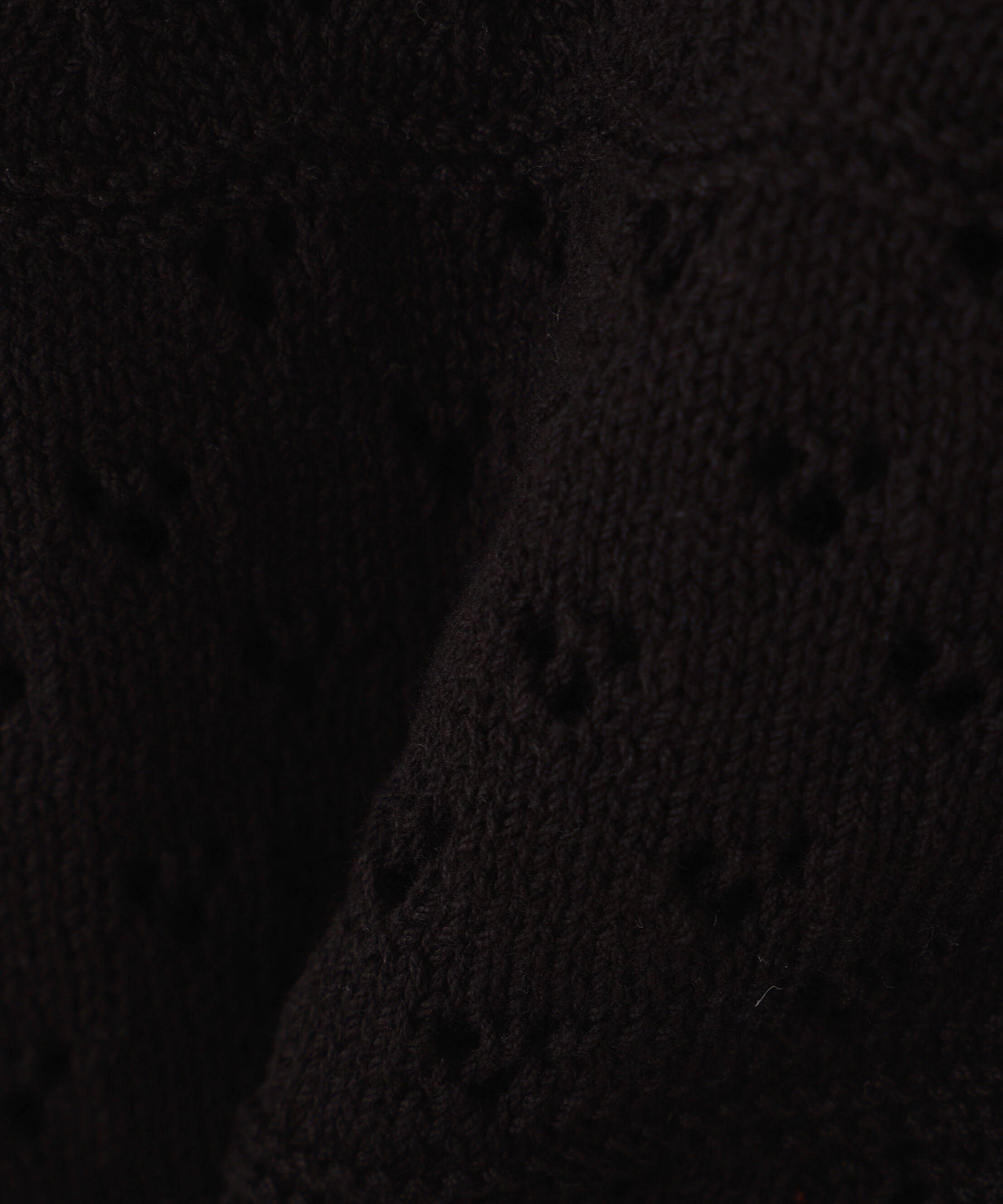  「透かし編み襟付きニットカーディガン」|ニット・セーター|