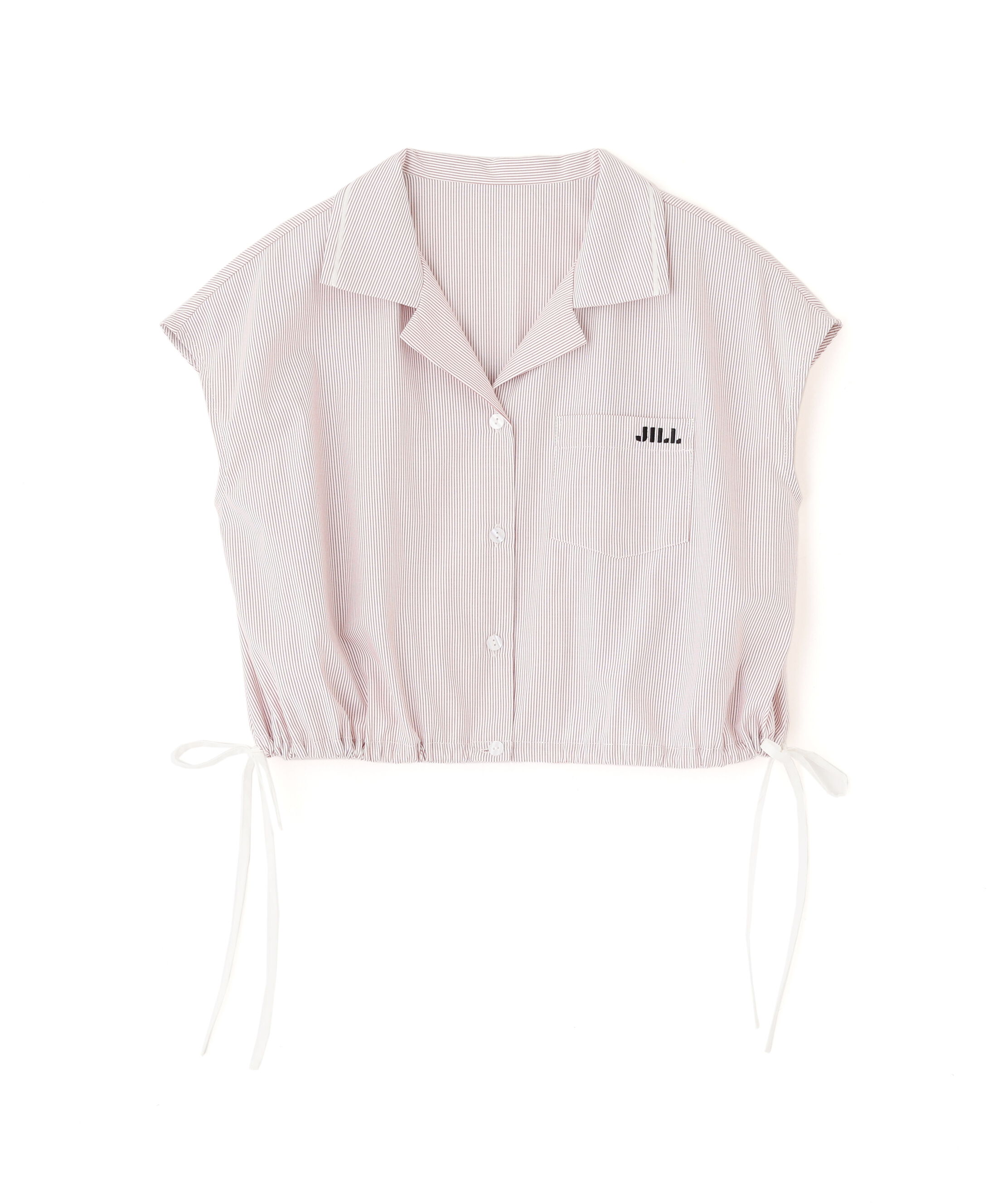  「ウエストリボン開襟シャツ」|シャツ・ブラウス|