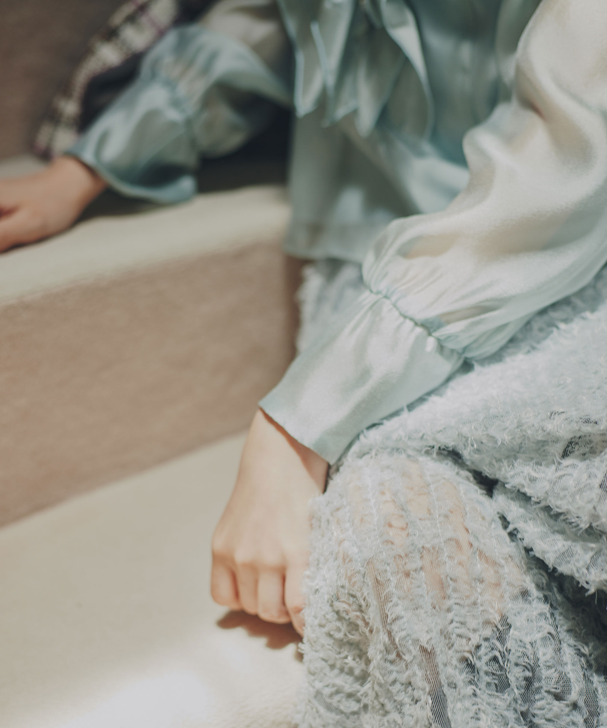  「シアーフリルブラウス」|シャツ・ブラウス|