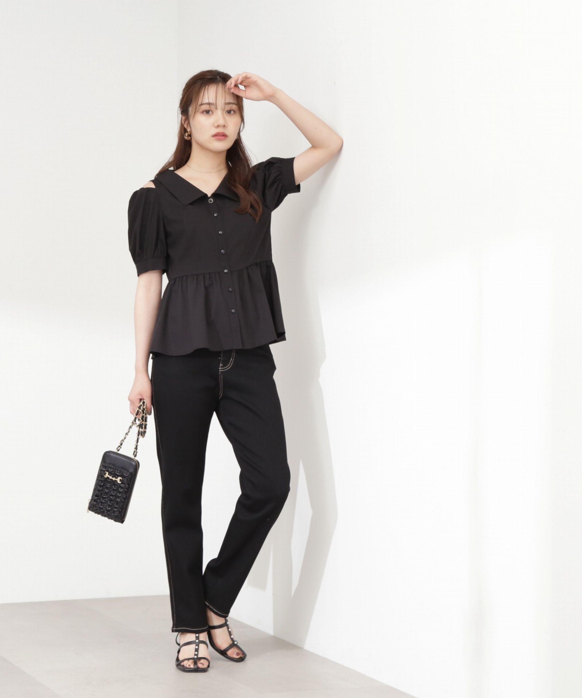 PROPORTION BODY DRESSING「ペプラムシャツブラウス」|シャツ・ブラウス|