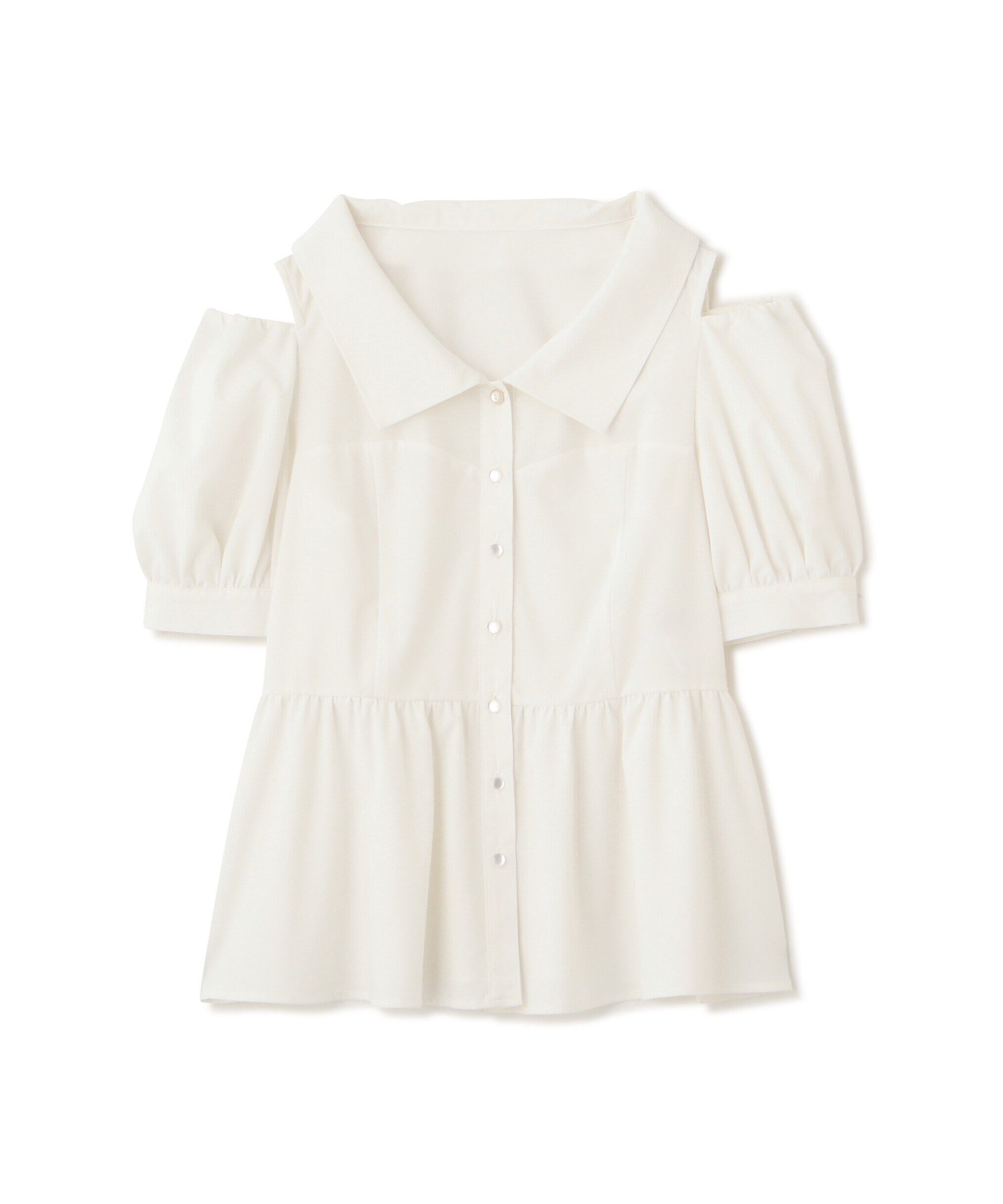 PROPORTION BODY DRESSING「ペプラムシャツブラウス」|シャツ・ブラウス|