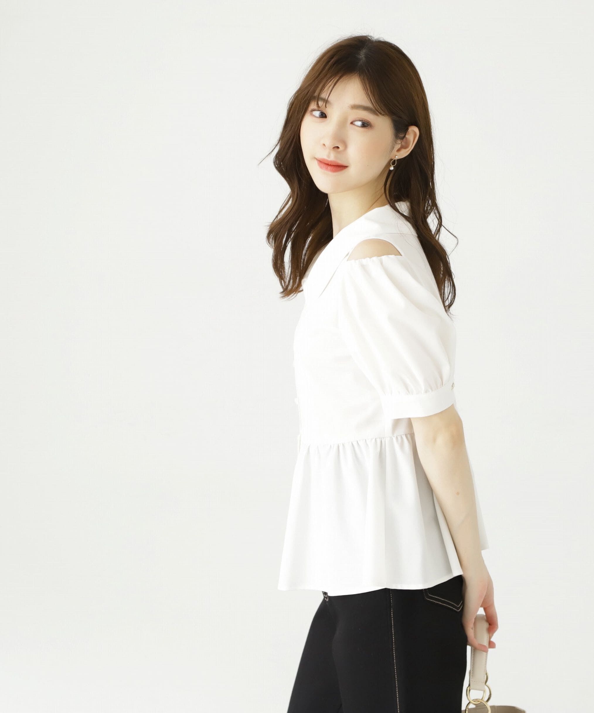 PROPORTION BODY DRESSING「ペプラムシャツブラウス」|シャツ・ブラウス|