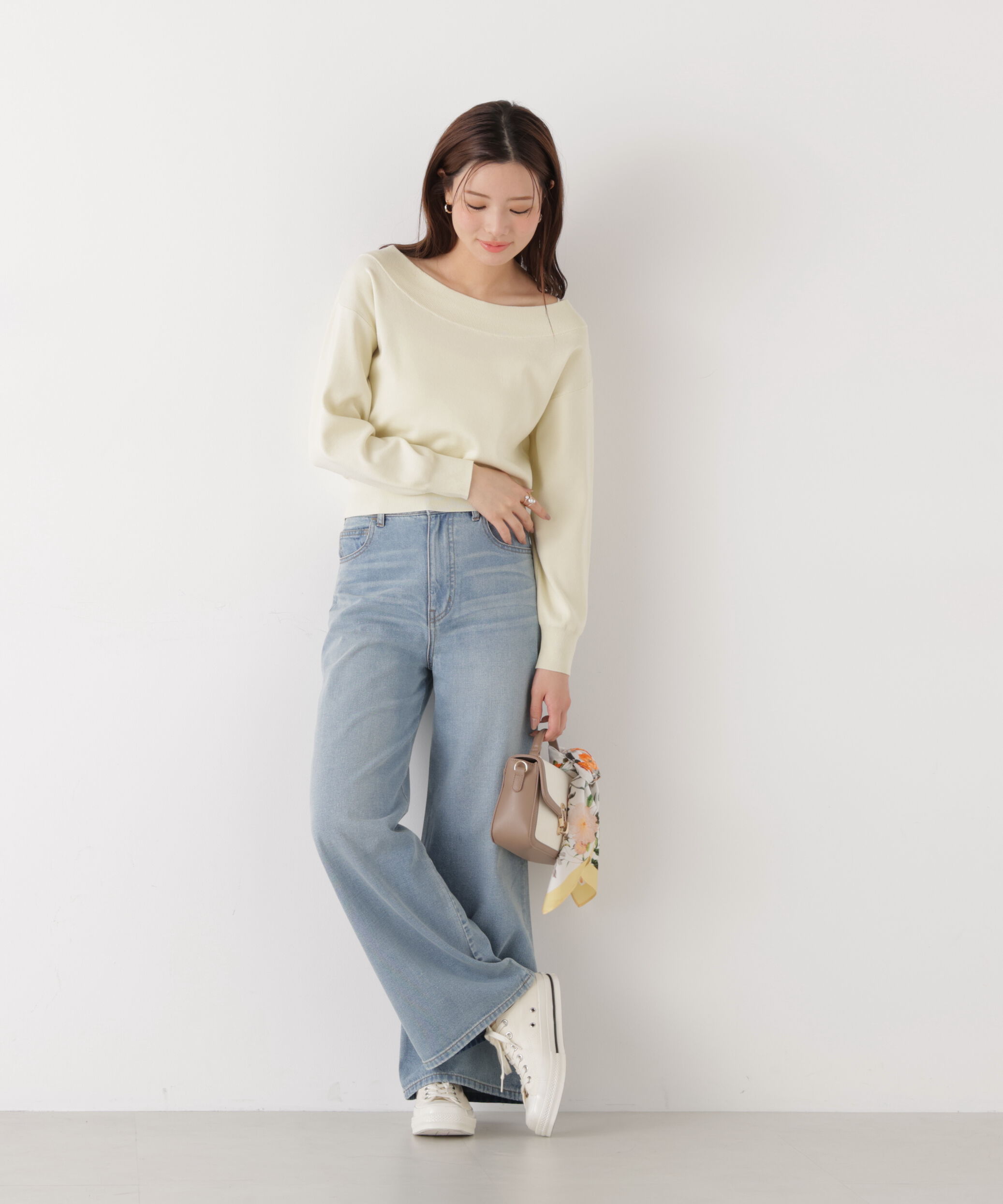 PROPORTION BODY DRESSING「〈a/mie〉ワイドデニムパンツ　26SS」|その他|