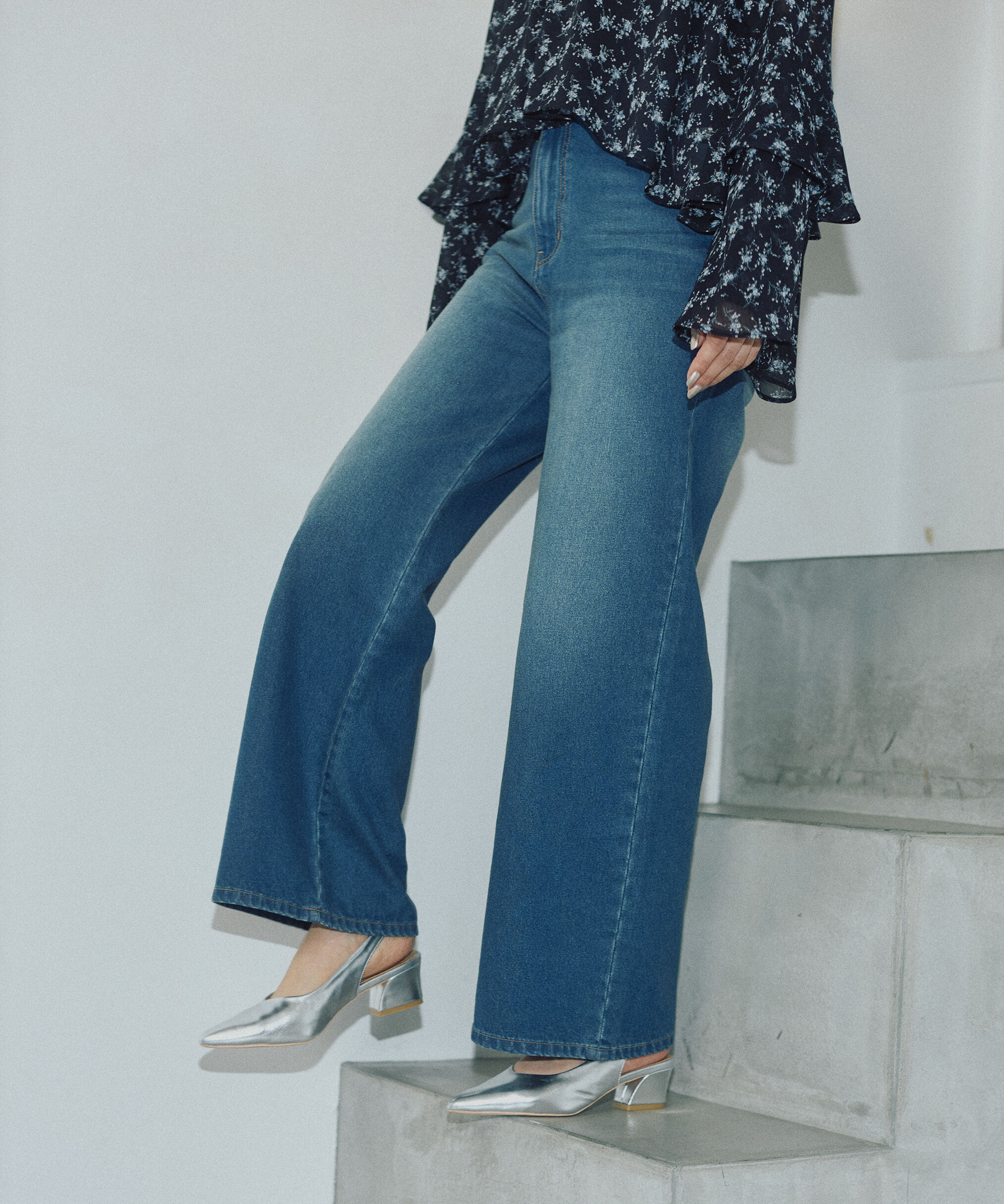 PROPORTION BODY DRESSING「〈a/mie〉ワイドデニムパンツ　26SS」|その他|