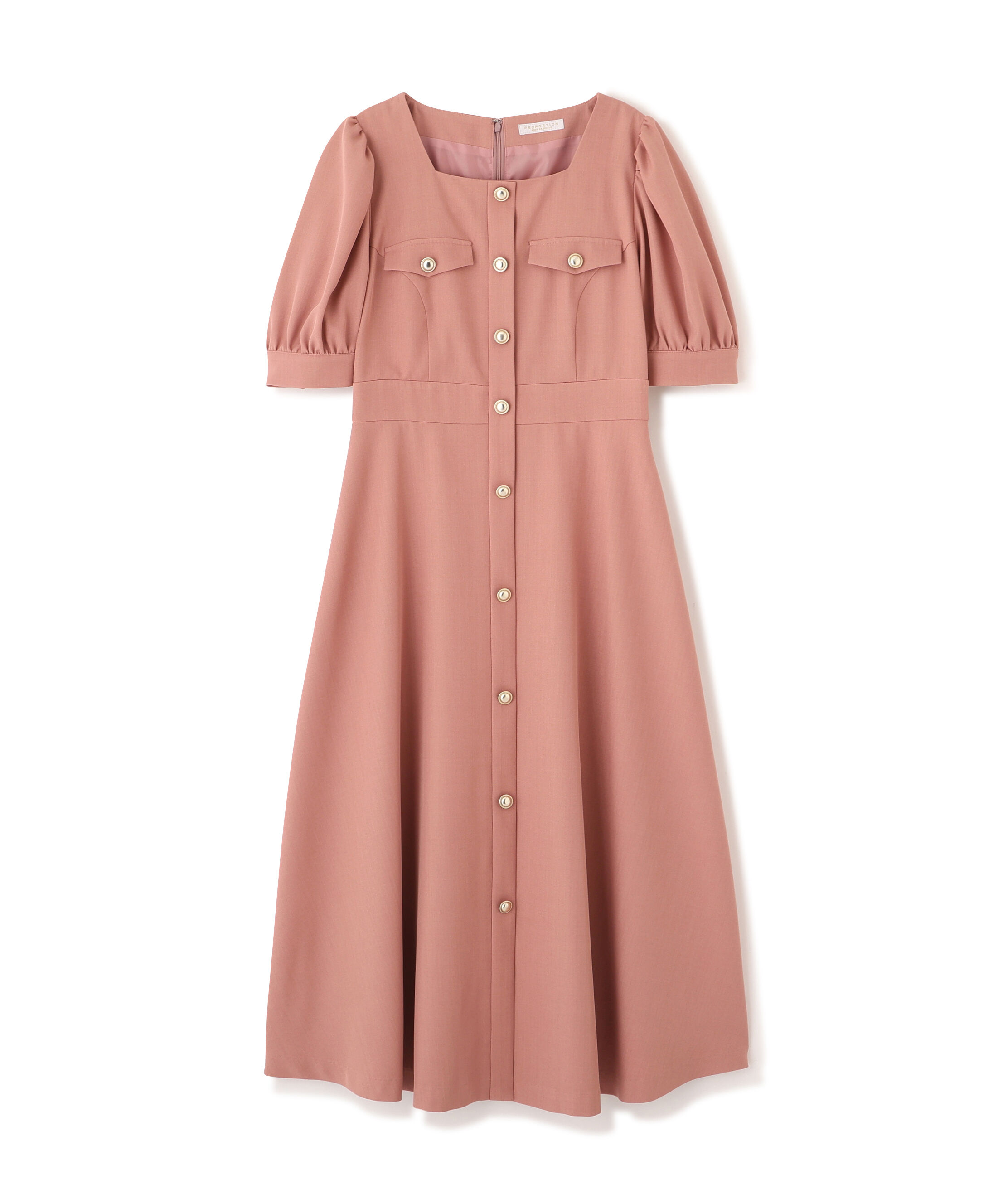 PROPORTION BODY DRESSING「フロント釦ワンピース　26SS」|ワンピース|