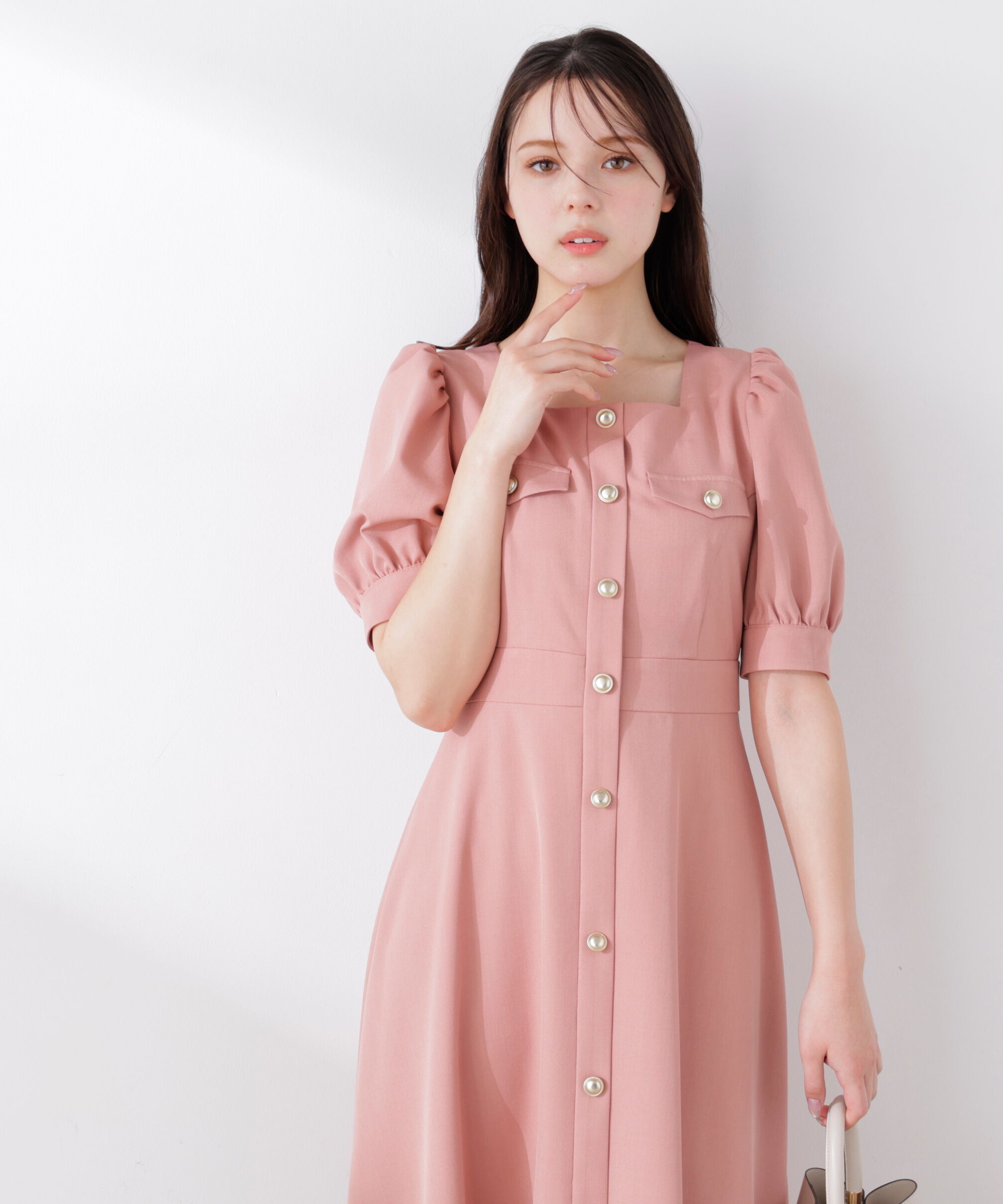 PROPORTION BODY DRESSING「フロント釦ワンピース　26SS」|ワンピース|