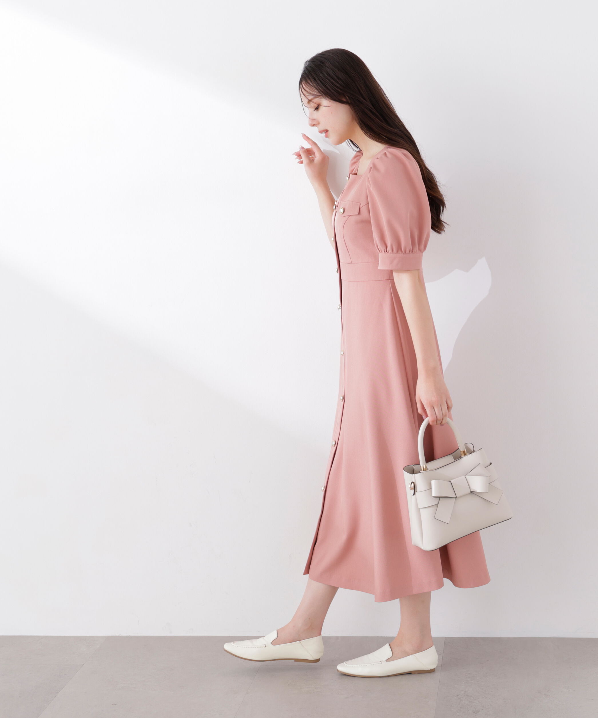 PROPORTION BODY DRESSING「フロント釦ワンピース　26SS」|ワンピース|