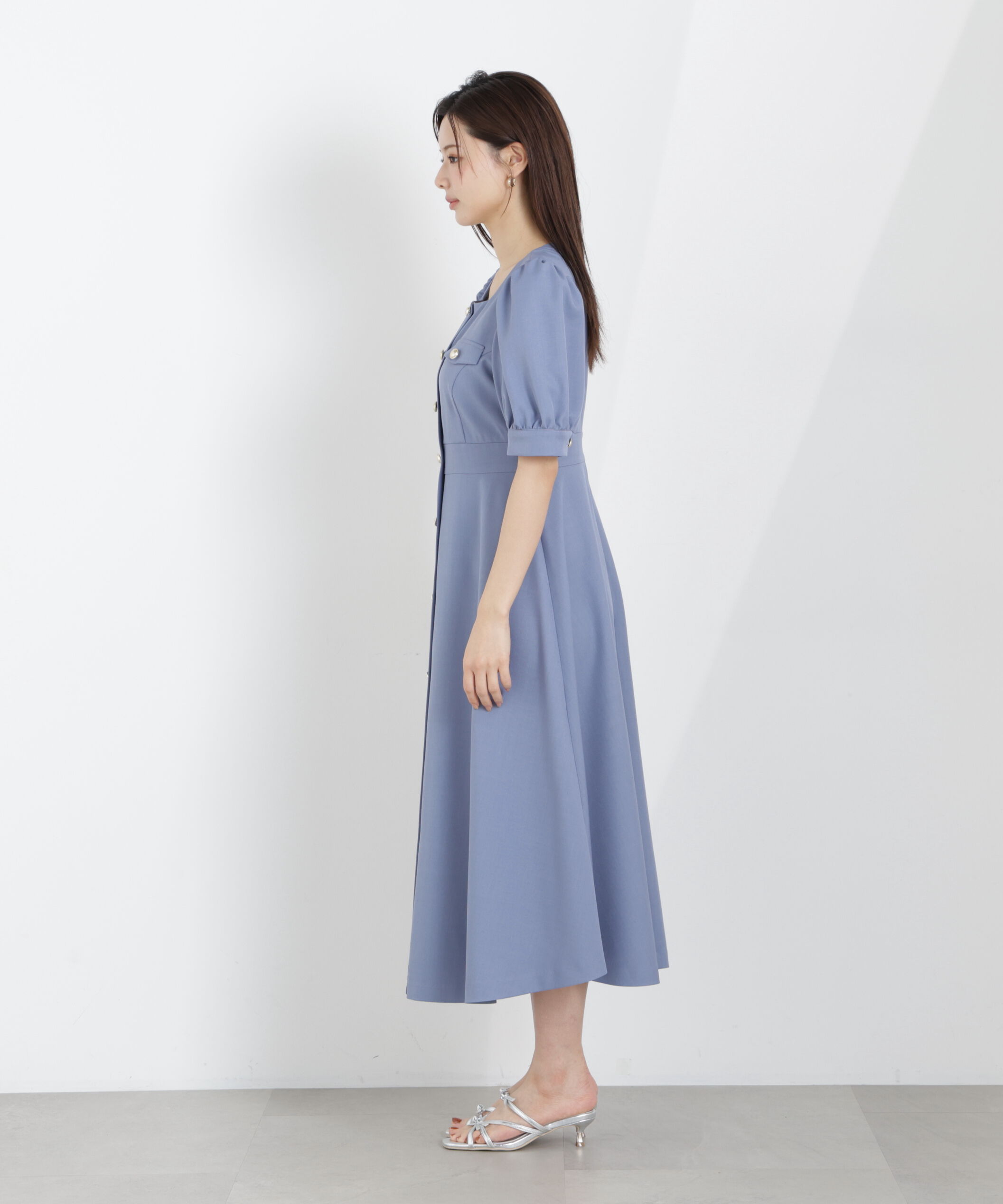 PROPORTION BODY DRESSING「フロント釦ワンピース　26SS」|ワンピース|