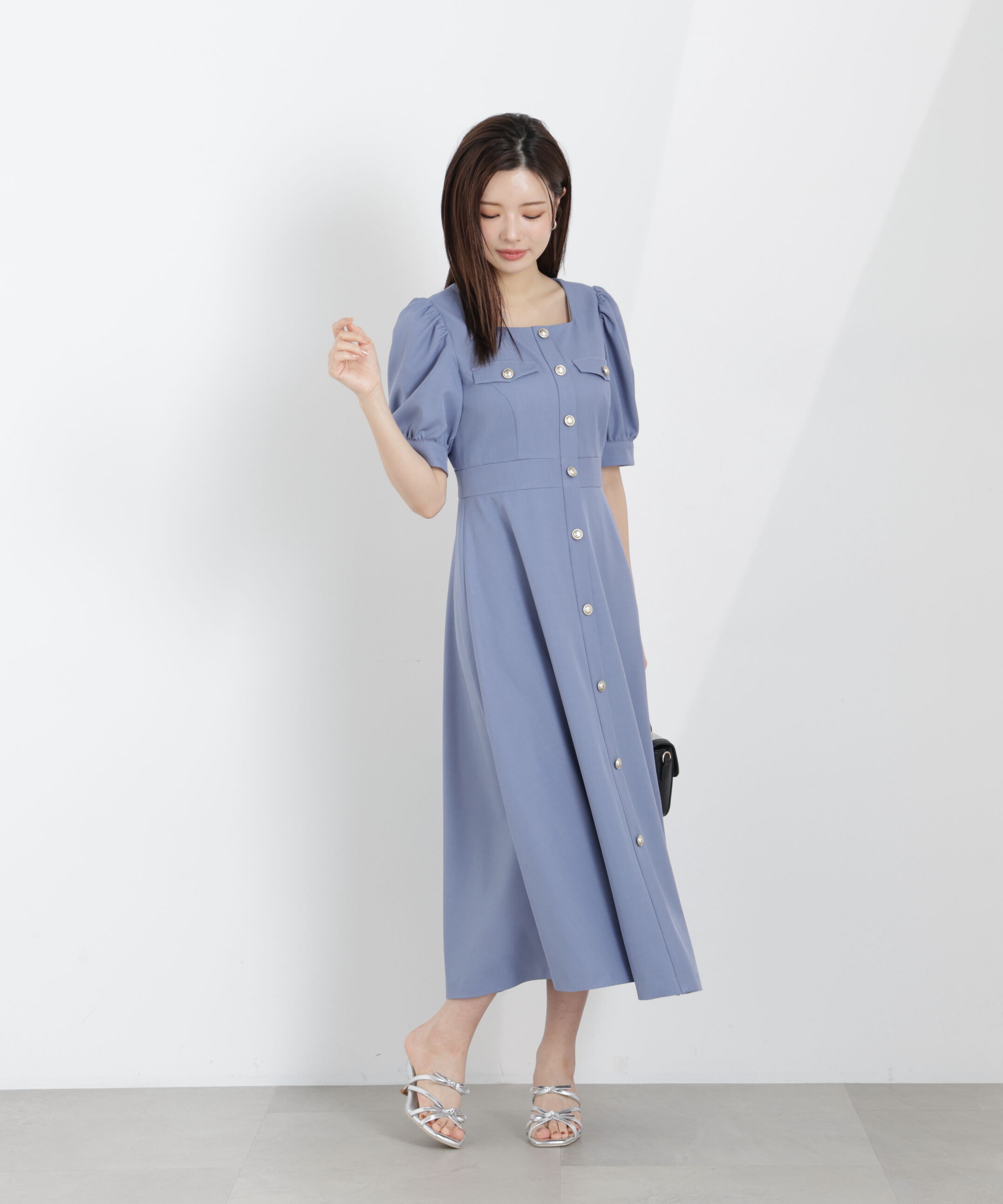 PROPORTION BODY DRESSING「フロント釦ワンピース　26SS」|ワンピース|