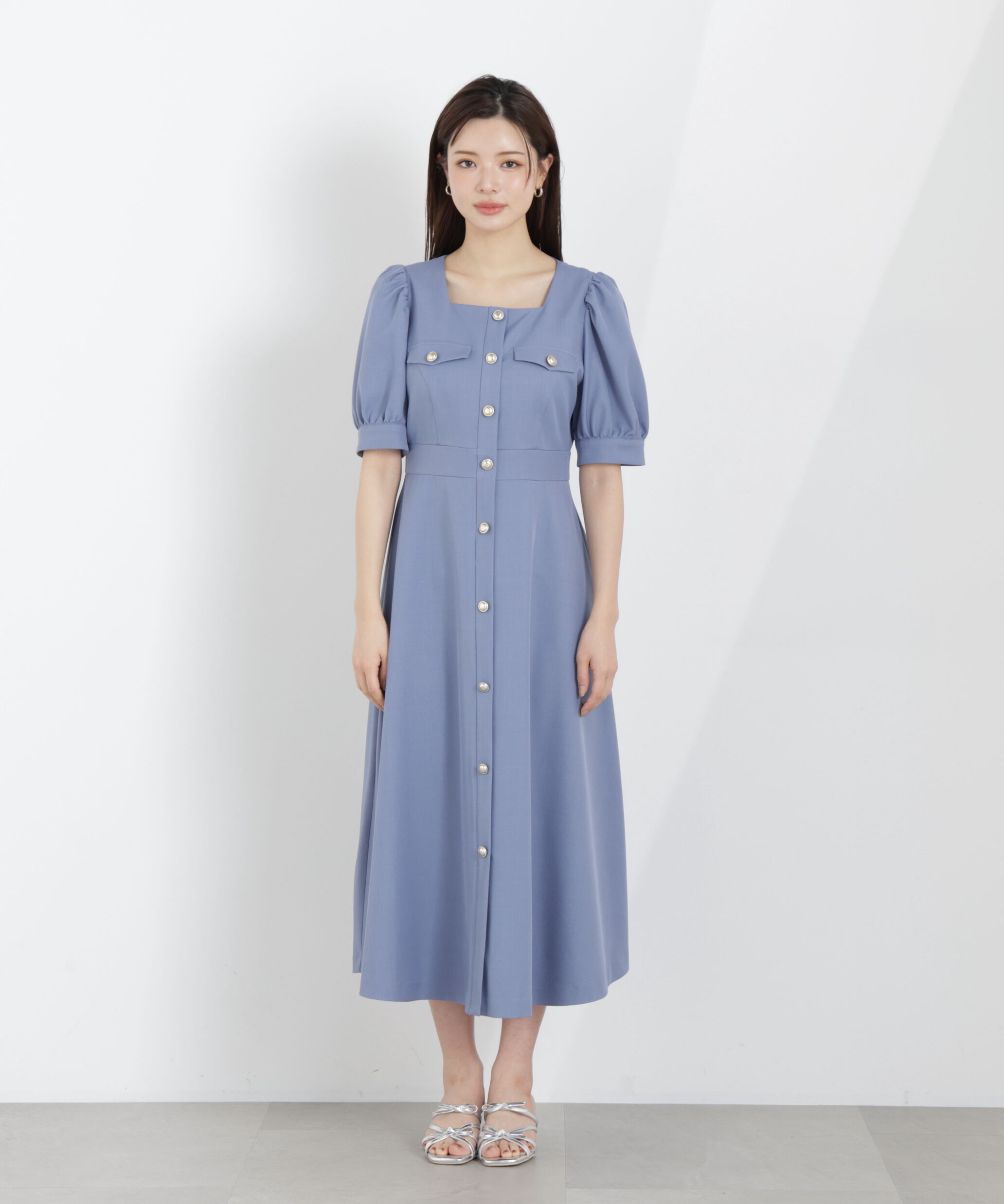 PROPORTION BODY DRESSING「フロント釦ワンピース　26SS」|ワンピース|