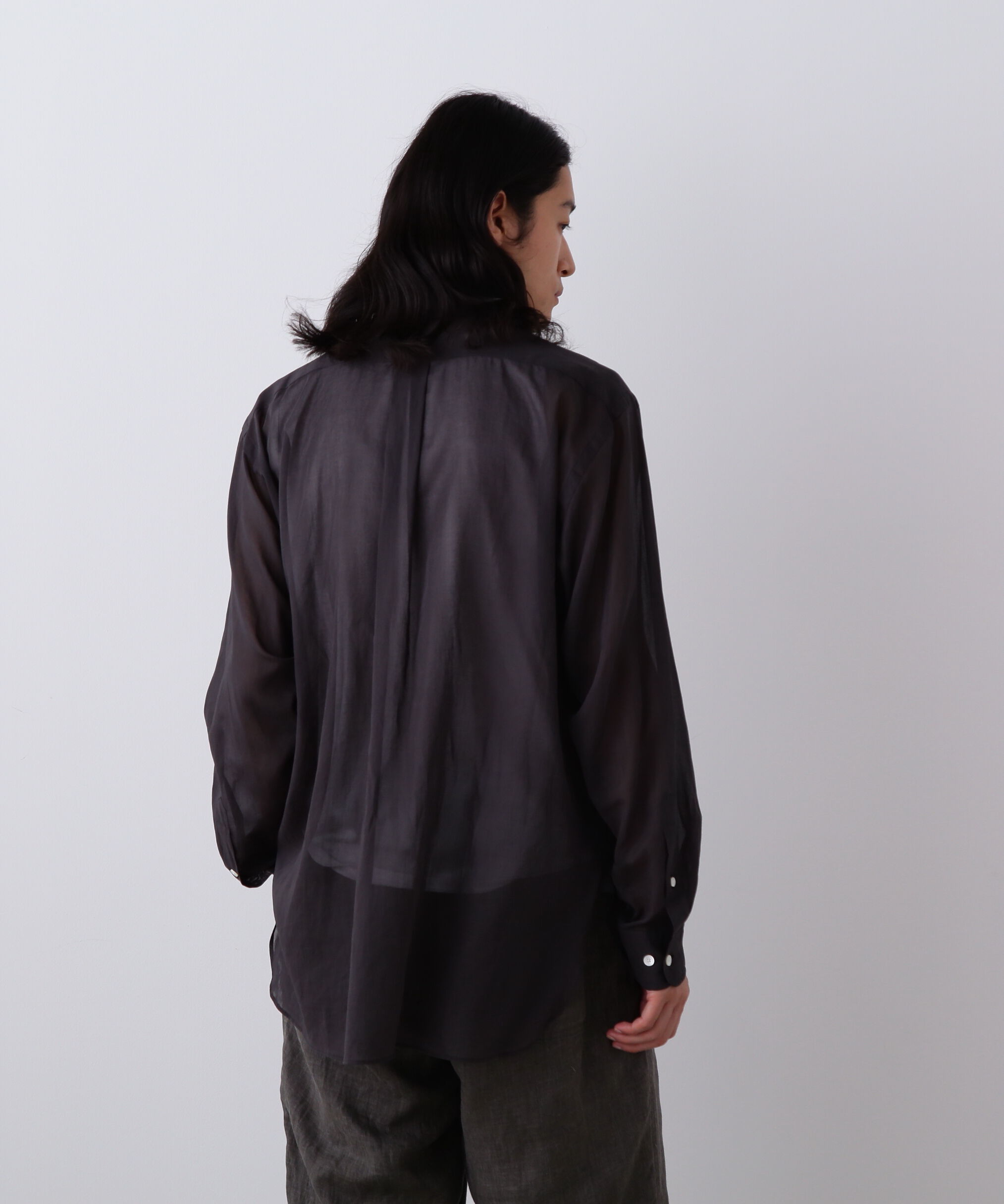 YLEVE 「YLEVE / COTTON VOILE LAWN LONG SLEEVE SHIRT」|シャツ・ブラウス|