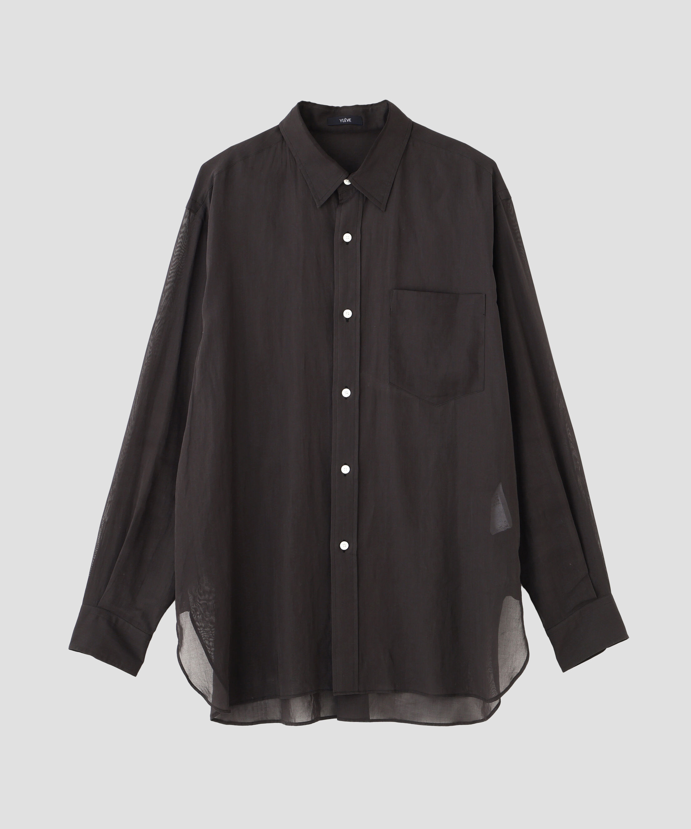 YLEVE 「YLEVE / COTTON VOILE LAWN LONG SLEEVE SHIRT」|シャツ・ブラウス|