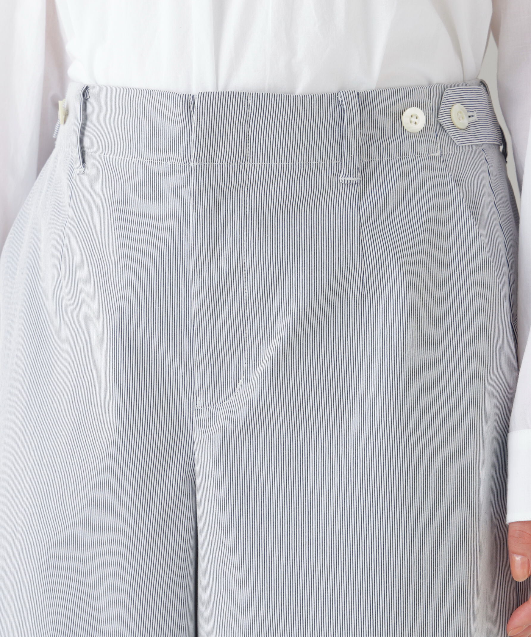  「◆《ウォッシャブル/マルチサイズ》コードストレッチガウチョパンツ」|その他|