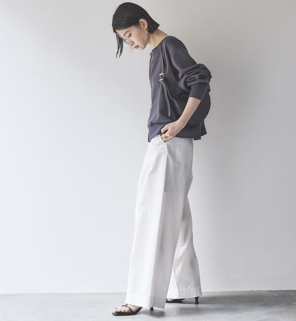 Doux archives「カノコ４ｗａｙ　ＷＺＩＰプルオーバー」|Tシャツ・カットソー|