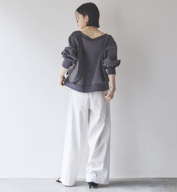 Doux archives「カノコ４ｗａｙ　ＷＺＩＰプルオーバー」|Tシャツ・カットソー|