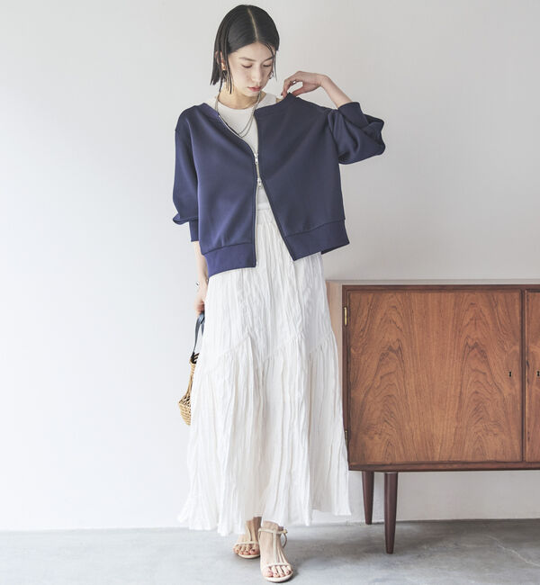 Doux archives「カノコ４ｗａｙ　ＷＺＩＰプルオーバー」|Tシャツ・カットソー|