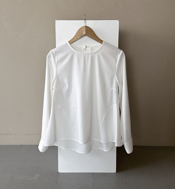 Doux archives「切替ペプラムブラウス」|シャツ・ブラウス|