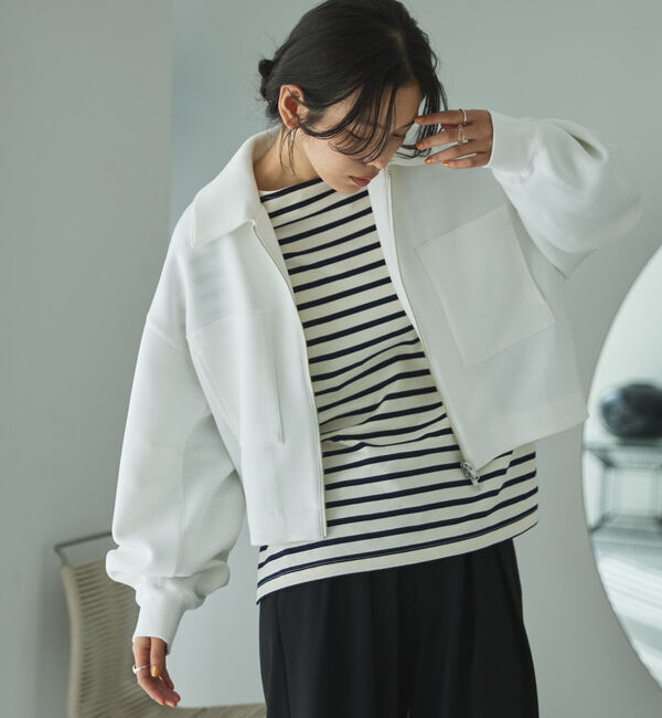 Doux archives「ボンディングクロップドブルゾン」|その他|