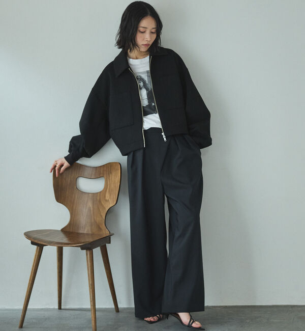 Doux archives「ボンディングクロップドブルゾン」|その他|