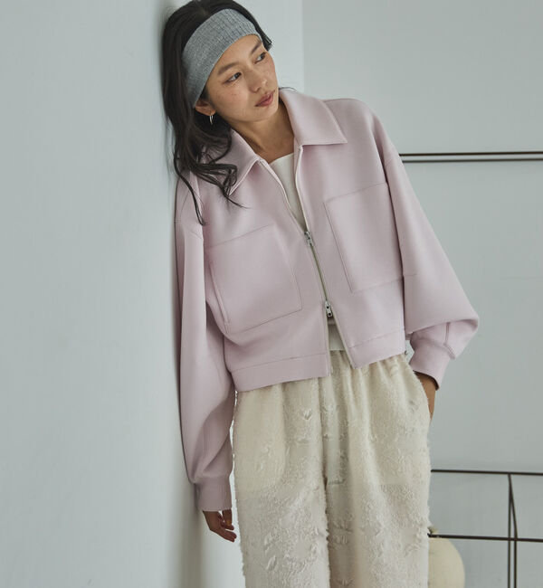 Doux archives「ボンディングクロップドブルゾン」|その他|