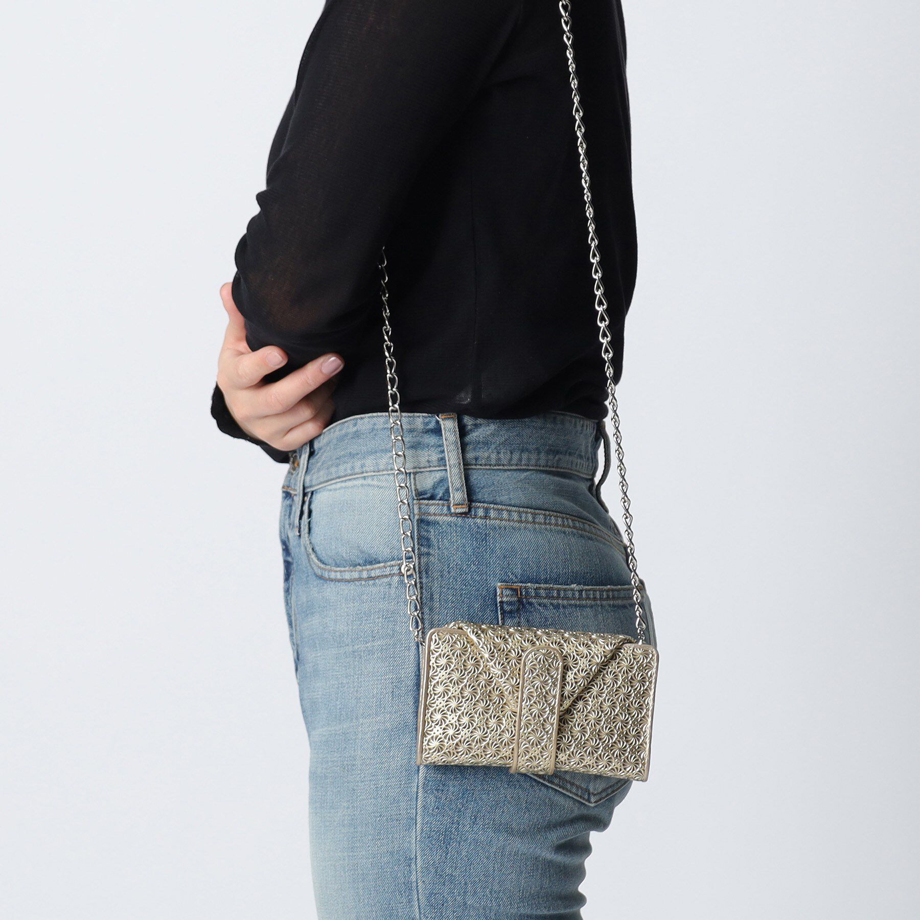 HIROKO HAYASHI「【限定商品】GIRASOLE（ジラソーレ）チェーン付マルチ財布」|財布|