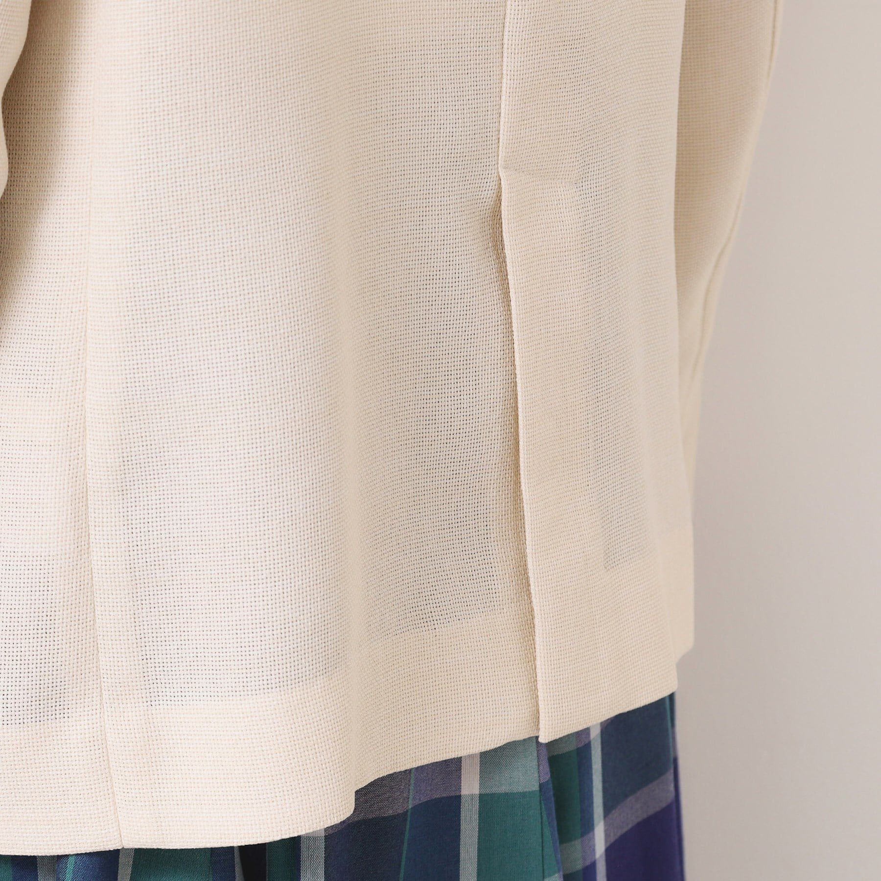 Dessin「【洗える】リネンライクダブルジャケット（S～L）」|テーラードジャケット|