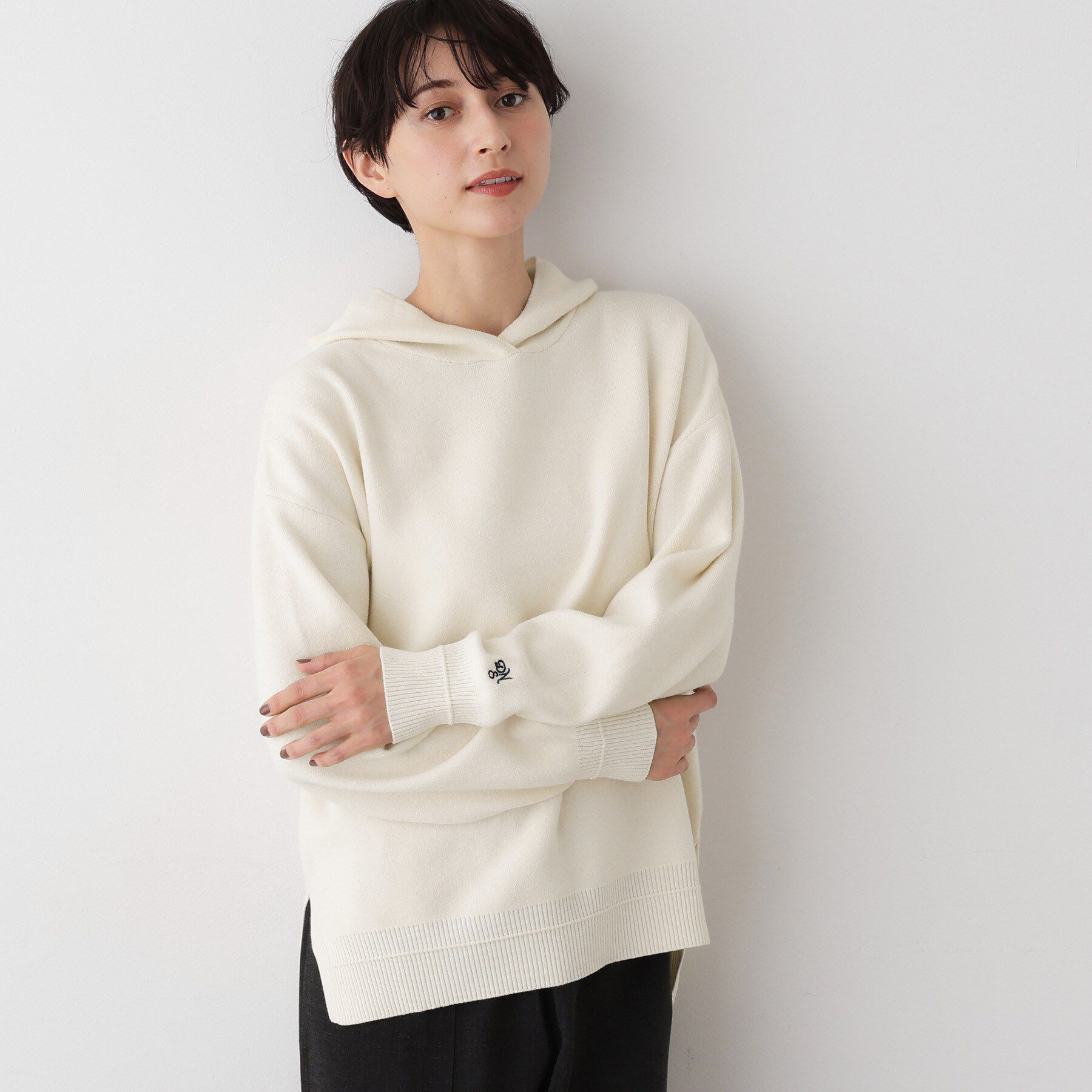 Dessin「【洗える／体型カバー】ちょうどいいニットパーカ」|ニット・セーター|