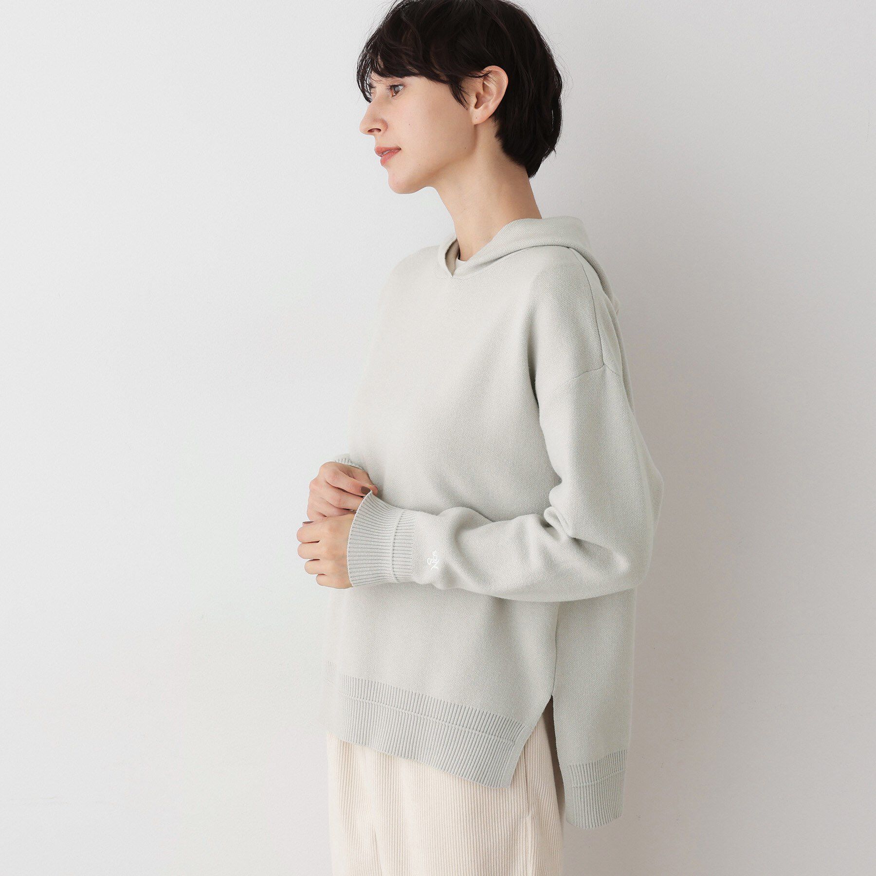 Dessin「【洗える／体型カバー】ちょうどいいニットパーカ」|ニット・セーター|