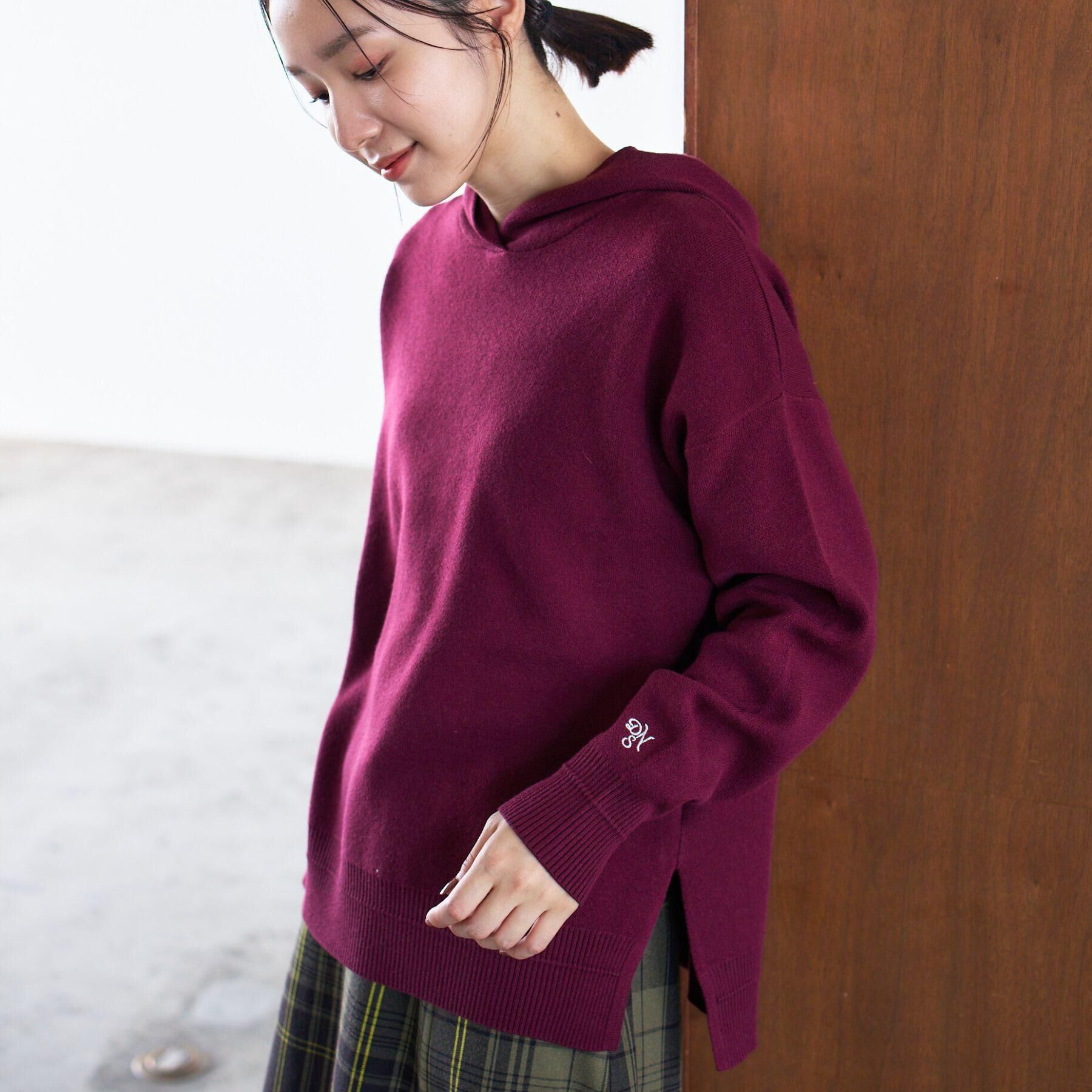 Dessin「【洗える／体型カバー】ちょうどいいニットパーカ」|ニット・セーター|