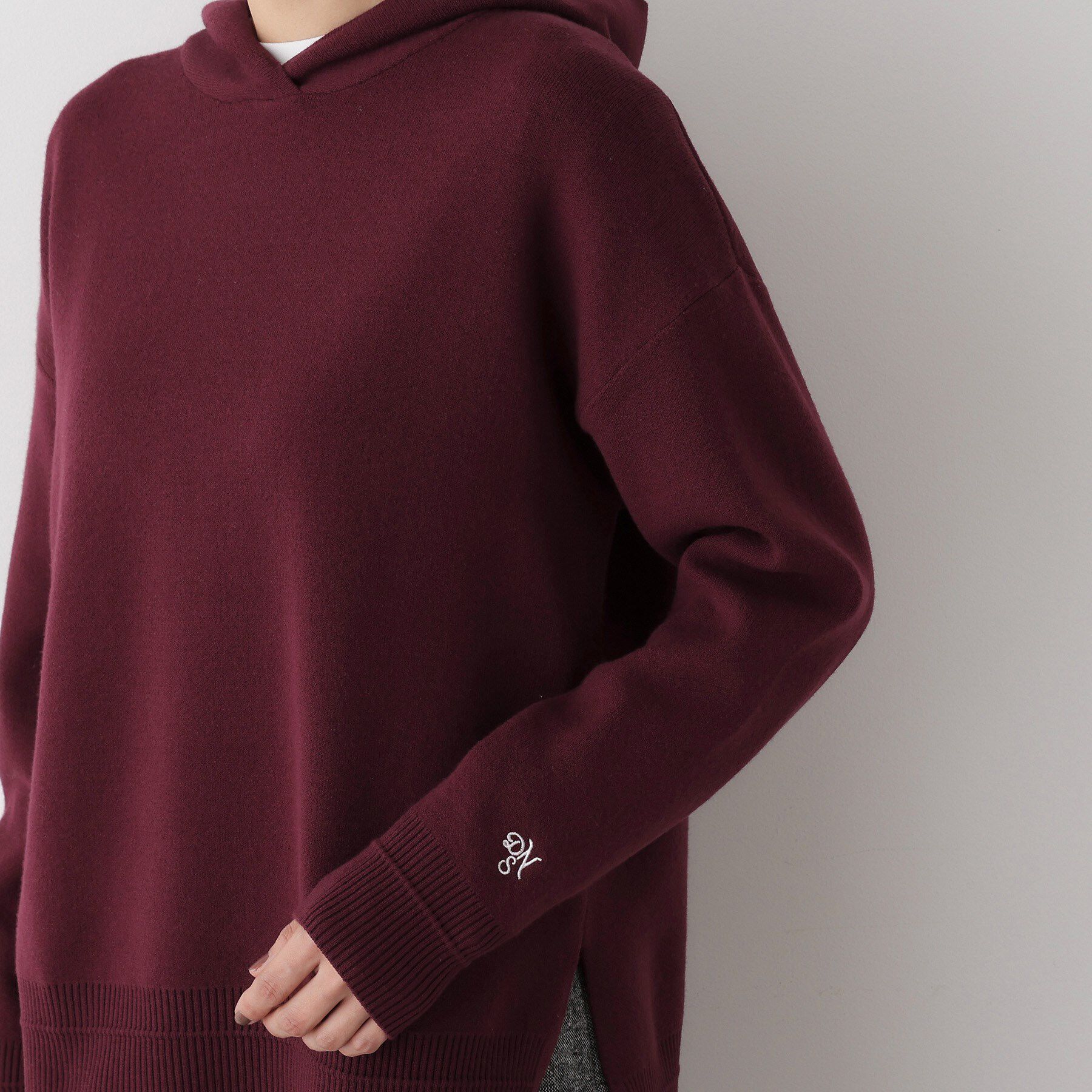 Dessin「【洗える／体型カバー】ちょうどいいニットパーカ」|ニット・セーター|