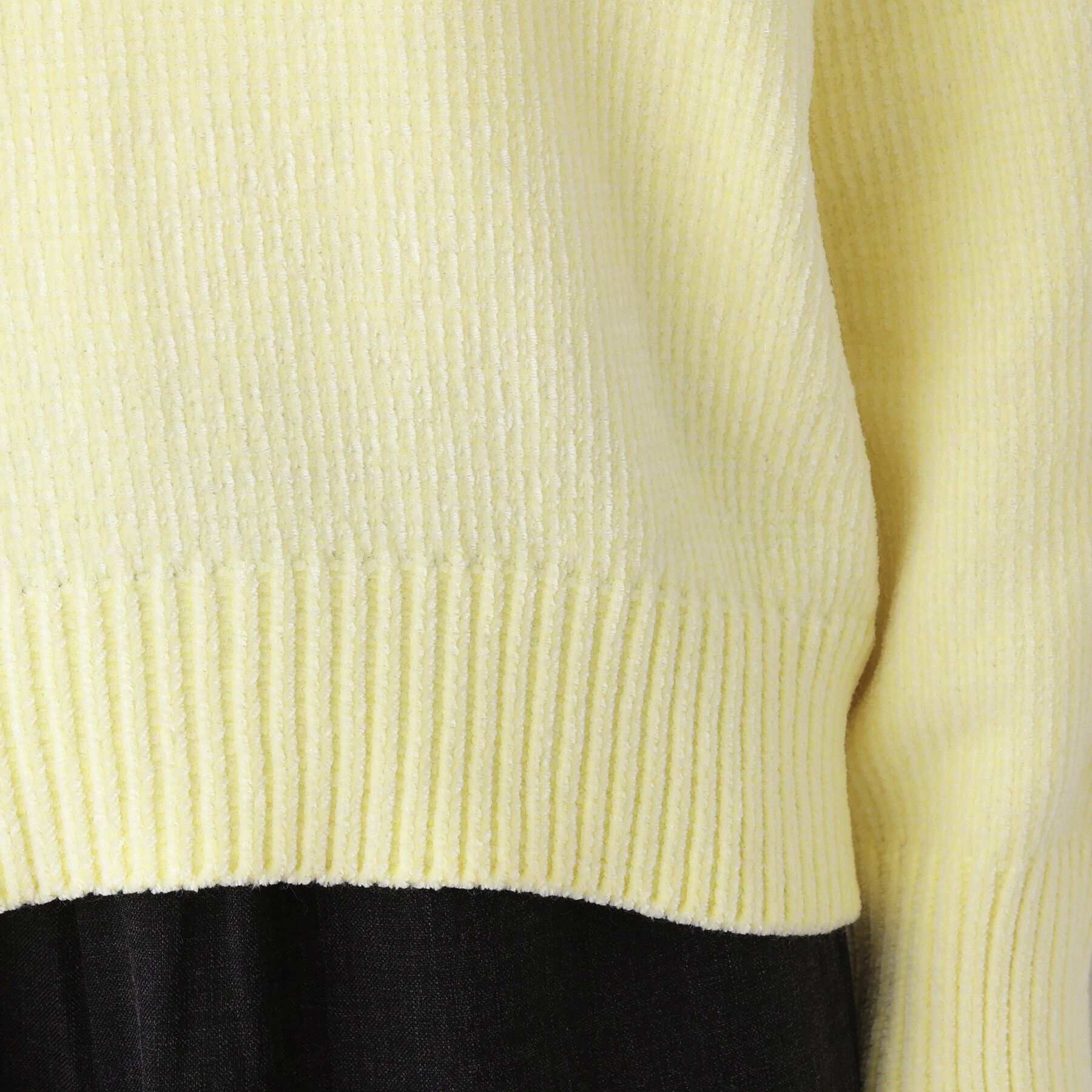 Dessin「【洗える】ハイネックベロアモールニット」|ニット・セーター|