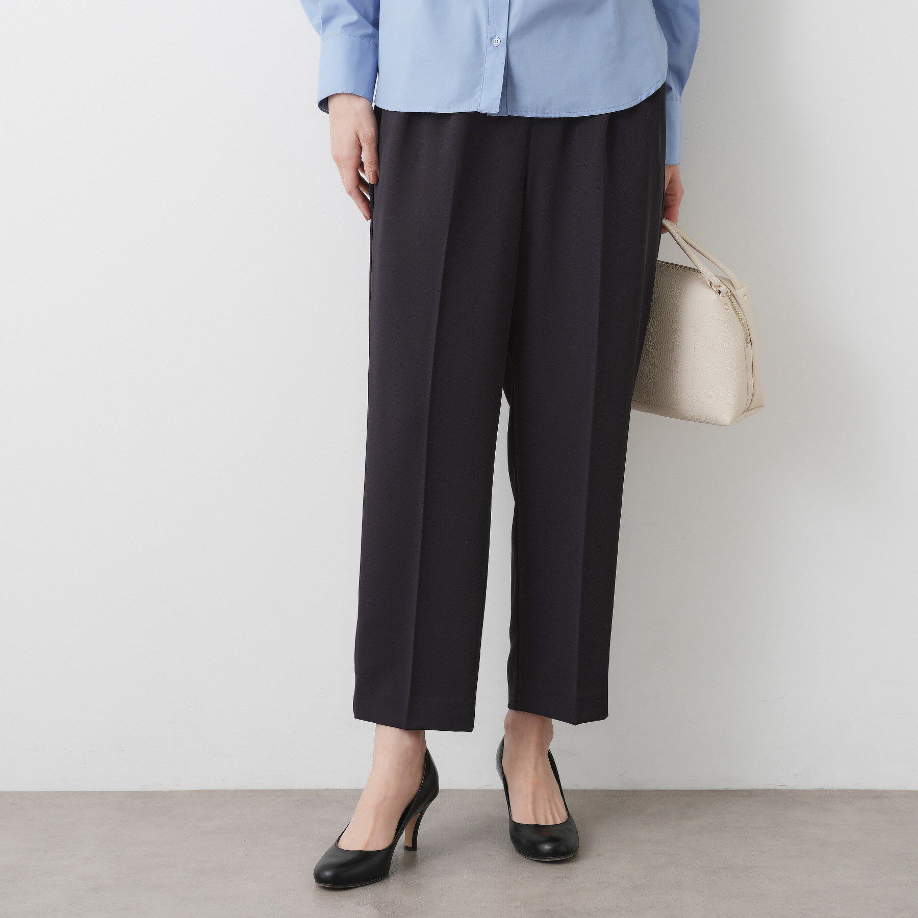 Dessin「【洗える】マットドレープワイドパンツ」|その他|