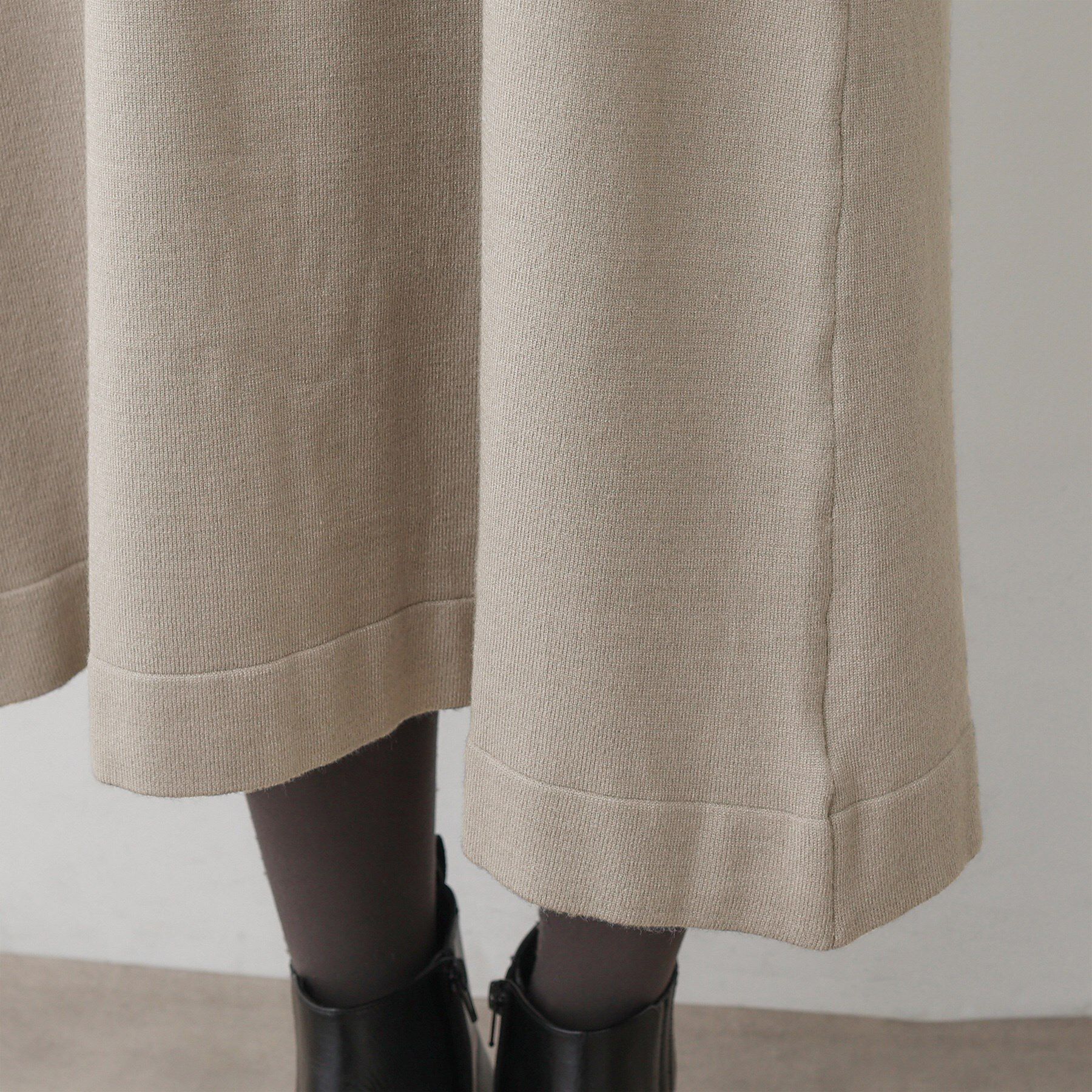 Dessin「【2点セット・洗える】シャギーベストニットワンピース」|スーツ|