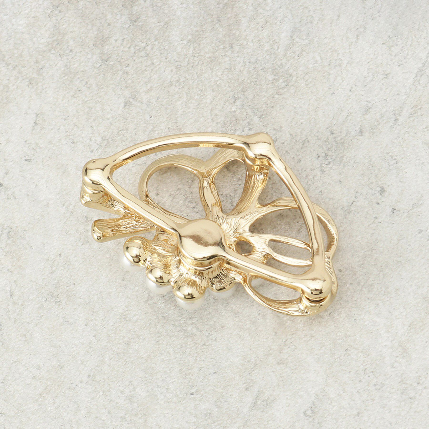 Dessin「【入卒/セレモニー】リボンモチーフマグネットブローチ」|ブローチ・コサージュ|