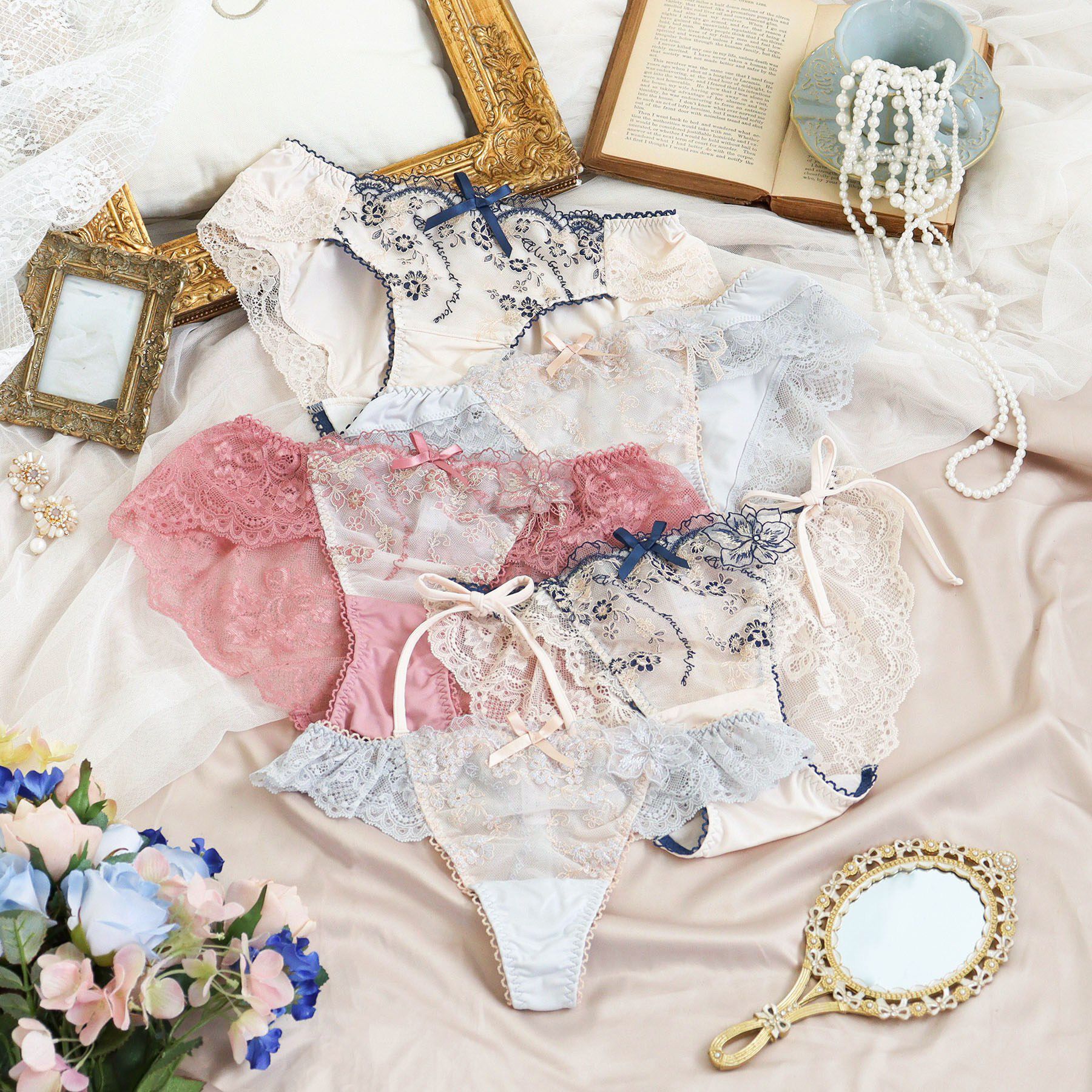 Risa Magli「アルベルタ レースショーツ」|インナー|