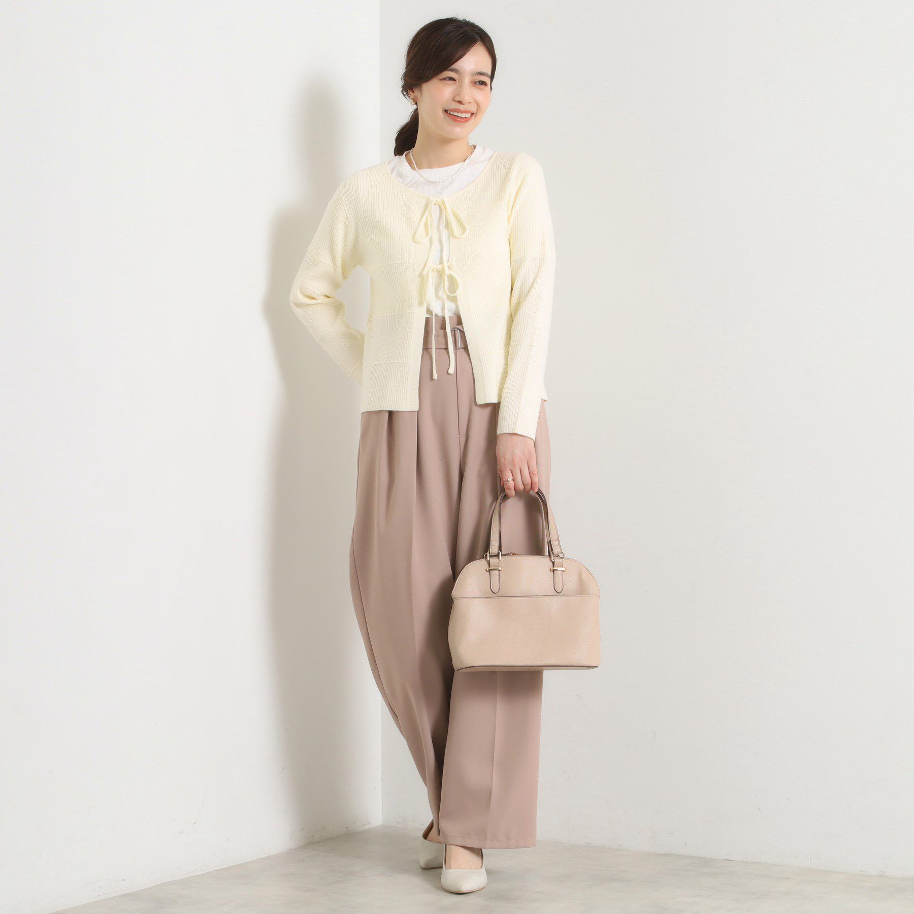 ITS&rsquo;DEMO「【手洗い可】前開き2wayニット」|ニット・セーター|