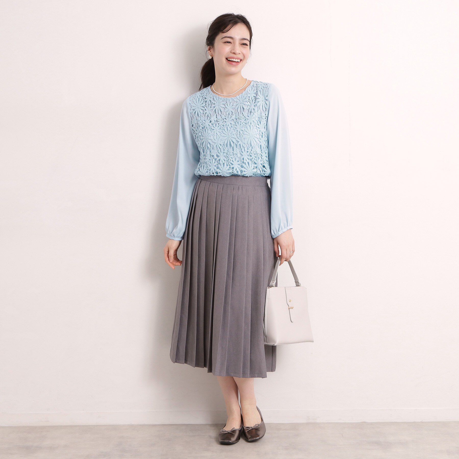 ITS&rsquo;DEMO「【洗濯機OK／入卒】フロントレースブラウス」|シャツ・ブラウス|