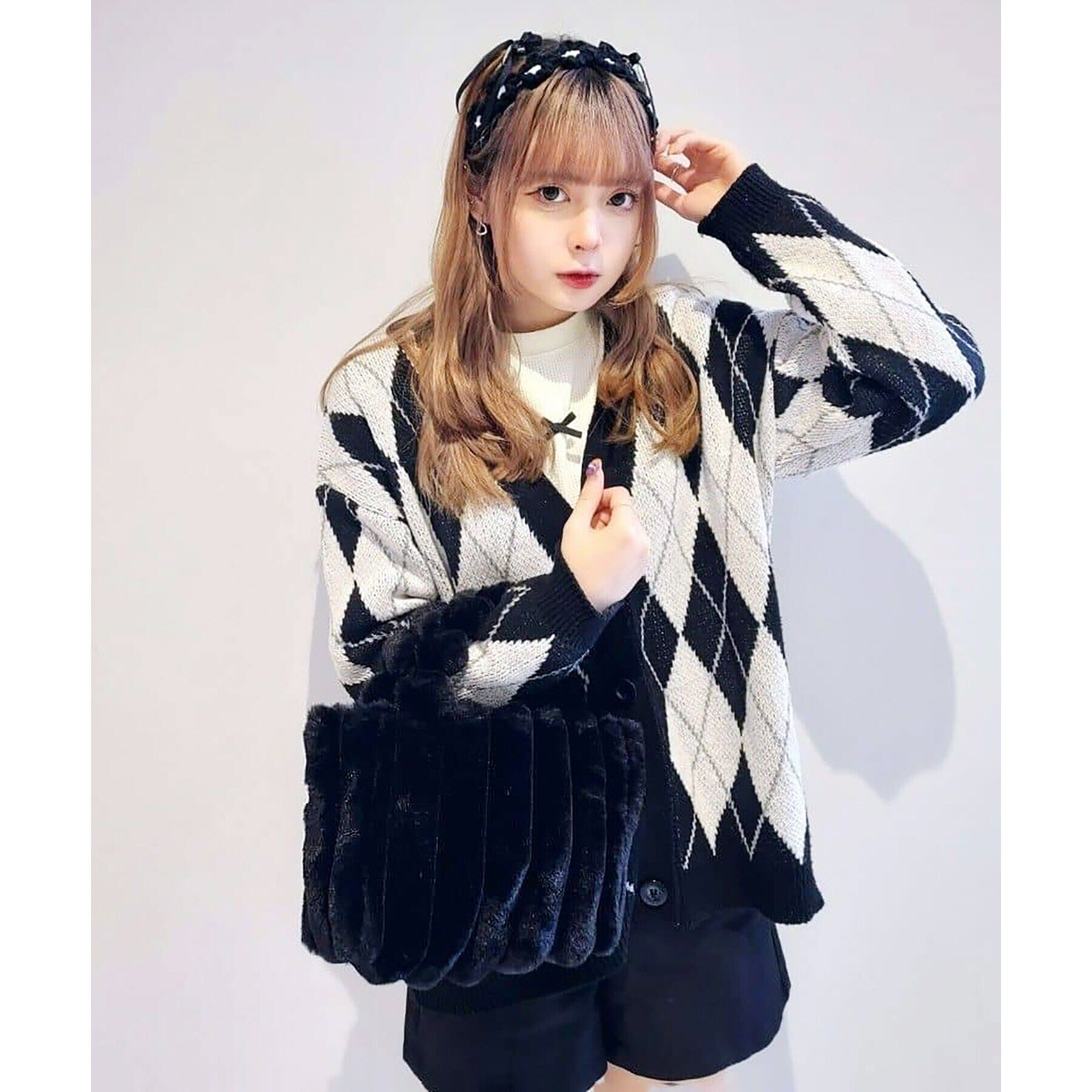 Ober Tashe「2WAY トート ショルダーバッグ ファー」|トートバッグ|