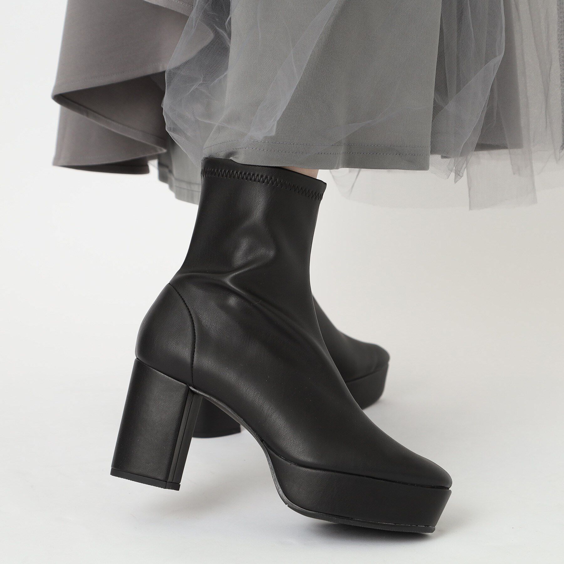 ESPERANZA「ゆる傾斜ショートブーツ」|ショートブーツ|